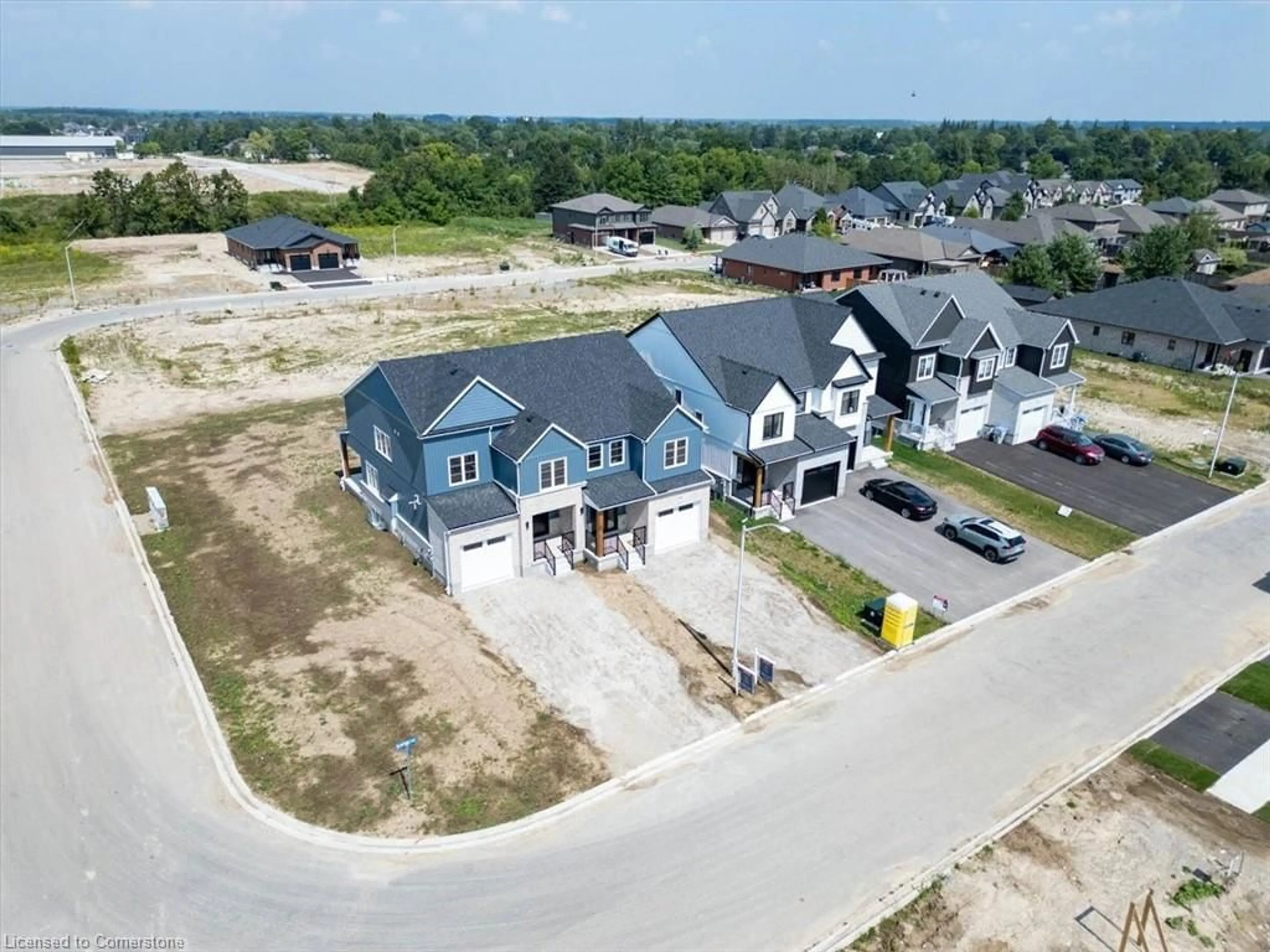 A pic from outside/outdoor area/front of a property/back of a property/a pic from drone, building for 101 Clayton St, Mitchell Ontario N0K 1N0
