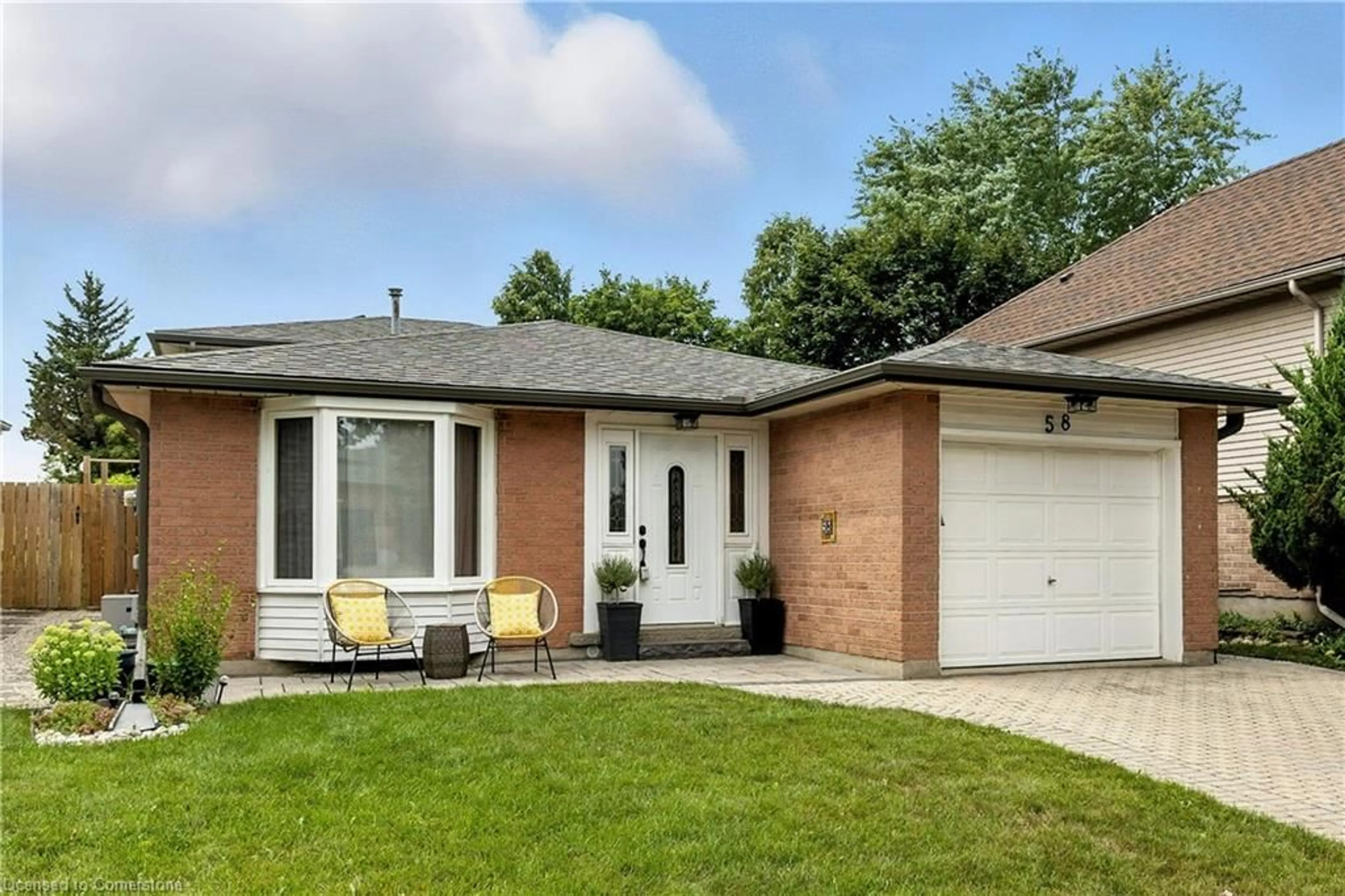 Home with brick exterior material, street for 58 Golden Meadow Cres, Kitchener Ontario N2N 2L9