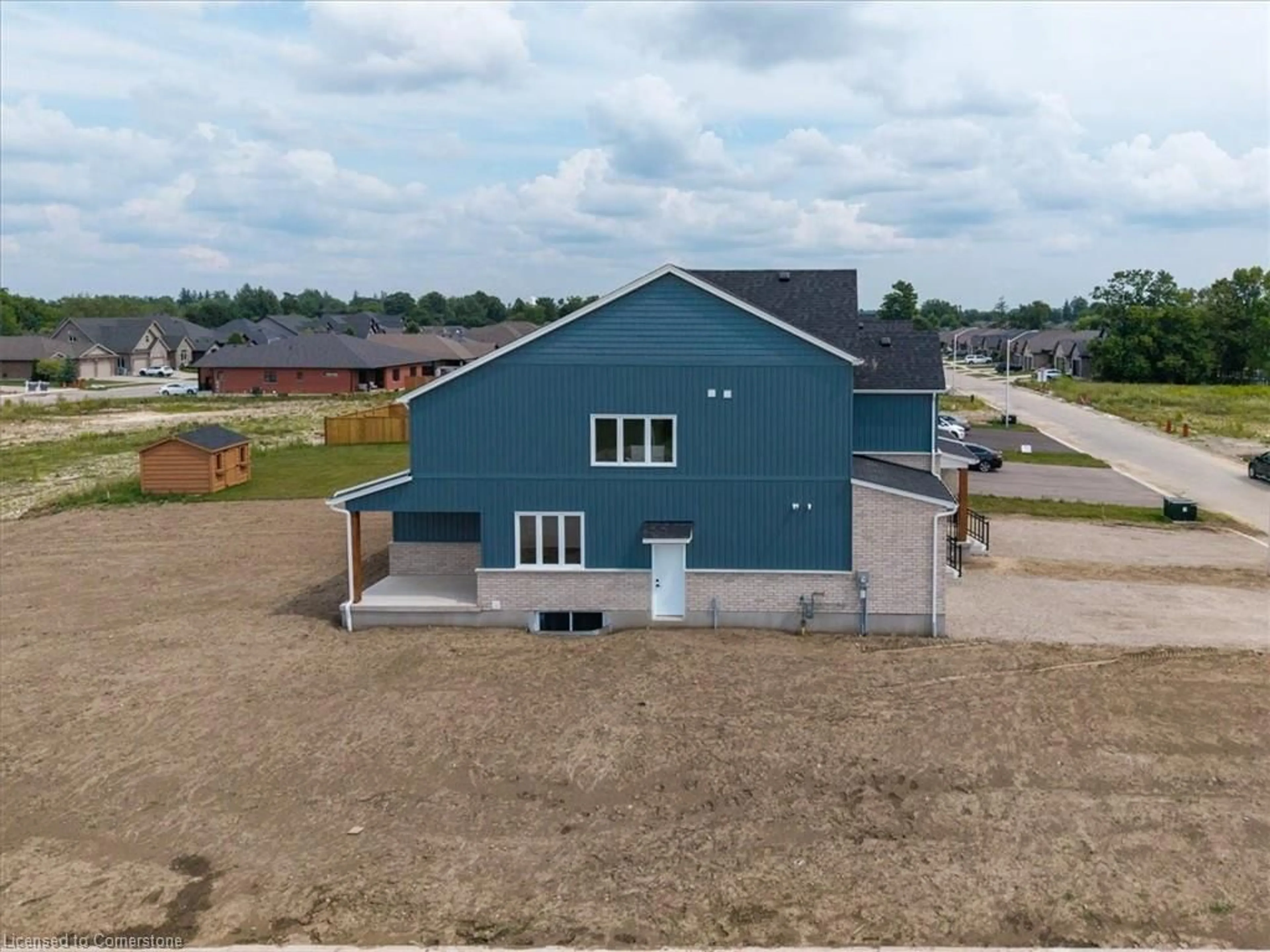 A pic from outside/outdoor area/front of a property/back of a property/a pic from drone, building for 103 Clayton St, Mitchell Ontario N0K 1N0