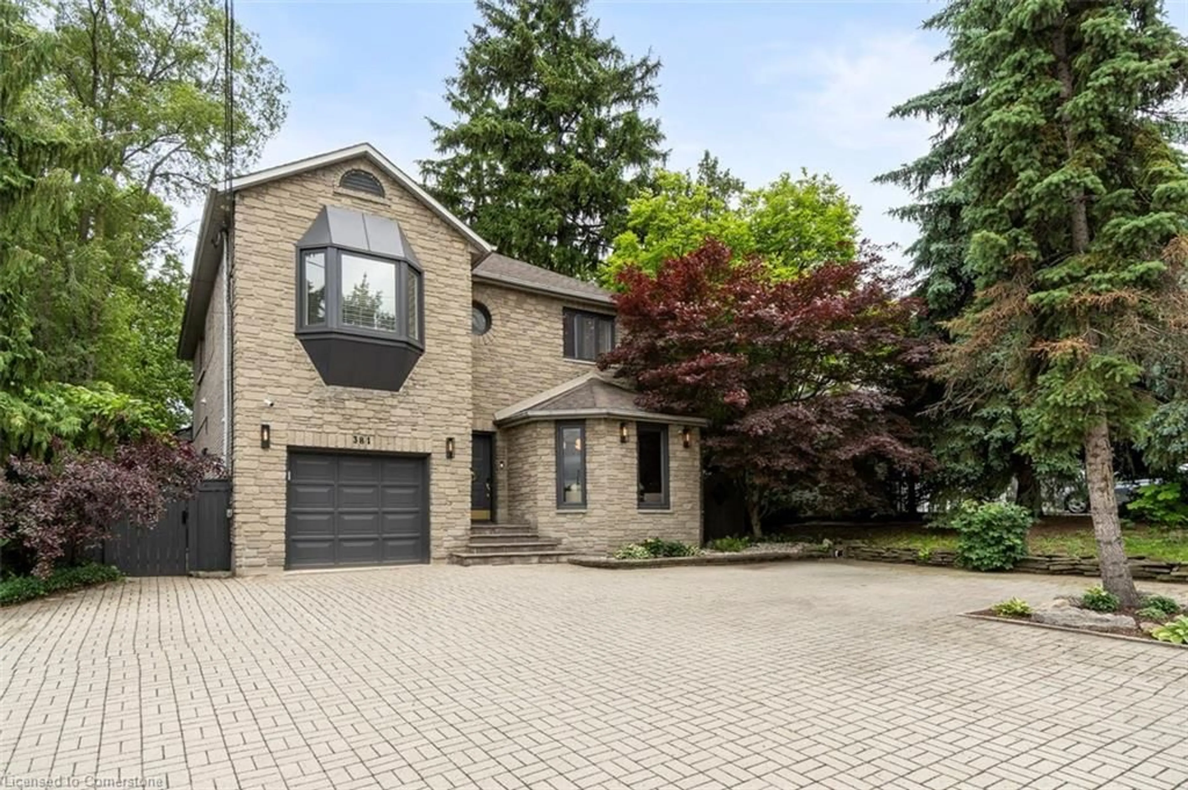 Home with brick exterior material, street for 381 Queen St, Hamilton Ontario L8P 3T8