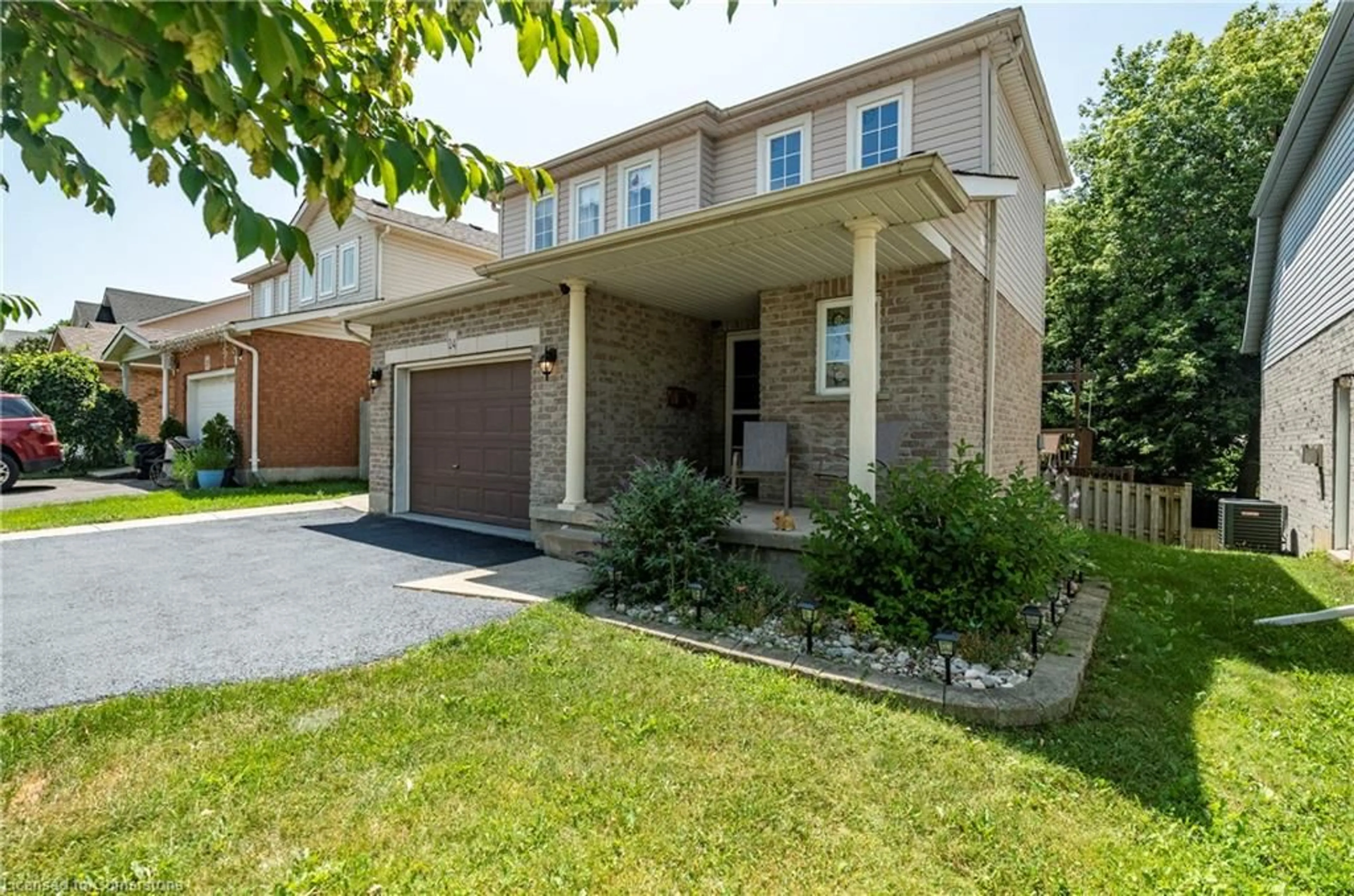 Home with brick exterior material, street for 24 Castlewood Pl, Cambridge Ontario N1R 8K6