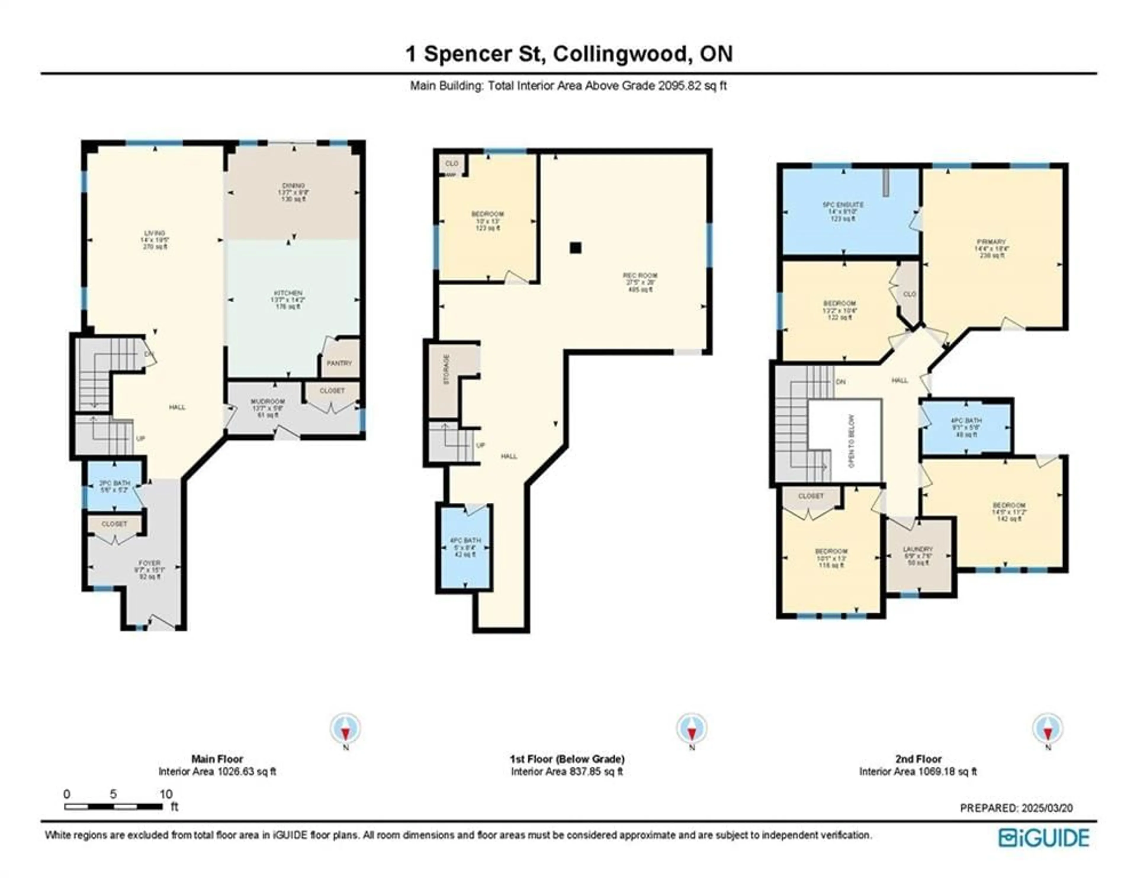 Floor plan for 1 Spencer Street, Collingwood Ontario L9Y 3B7