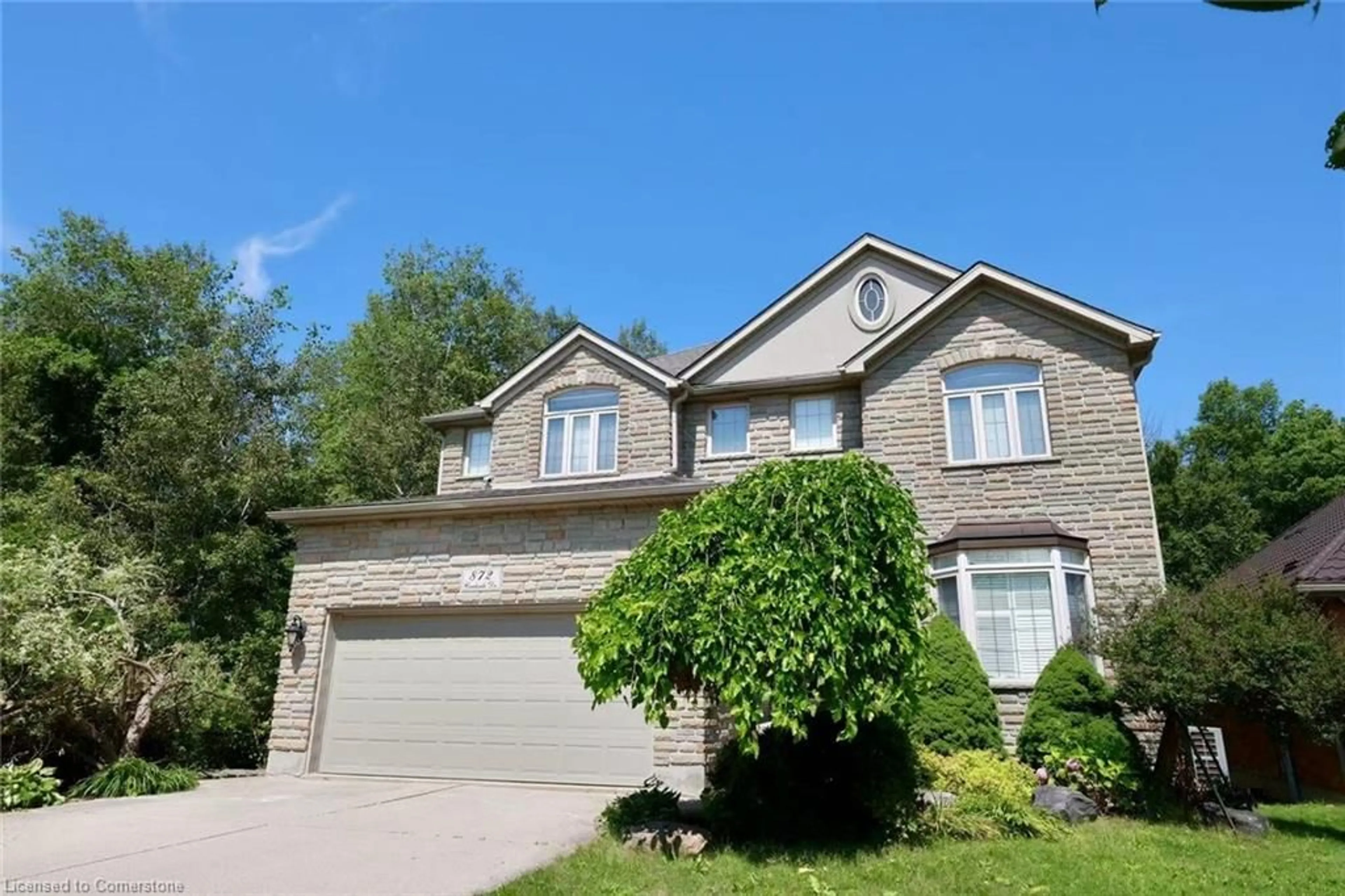 Home with brick exterior material, street for 872 Creekside Dr, Waterloo Ontario N2V 2S7