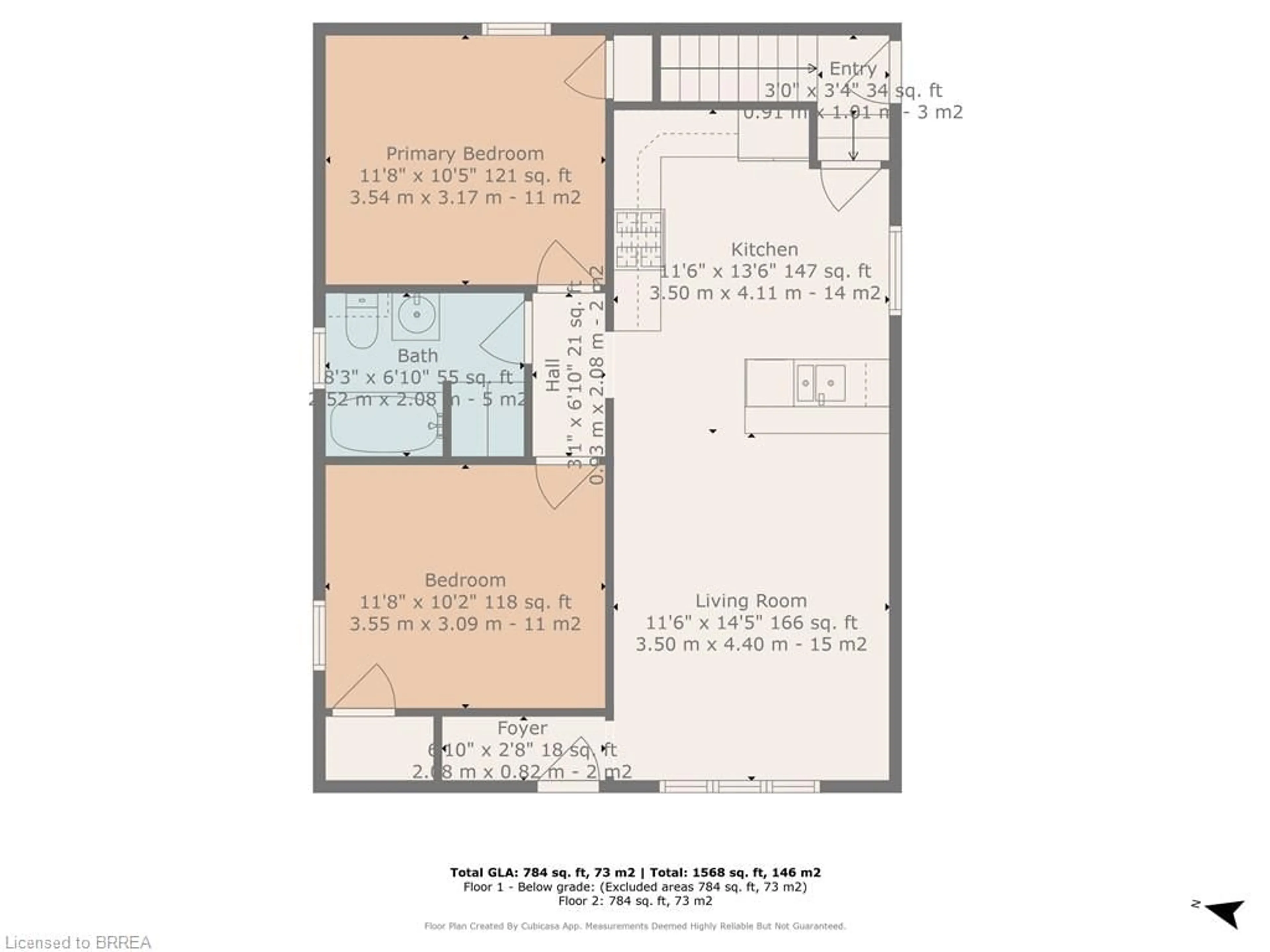 Floor plan for 62 Ball St, Paris Ontario N3L 1X5