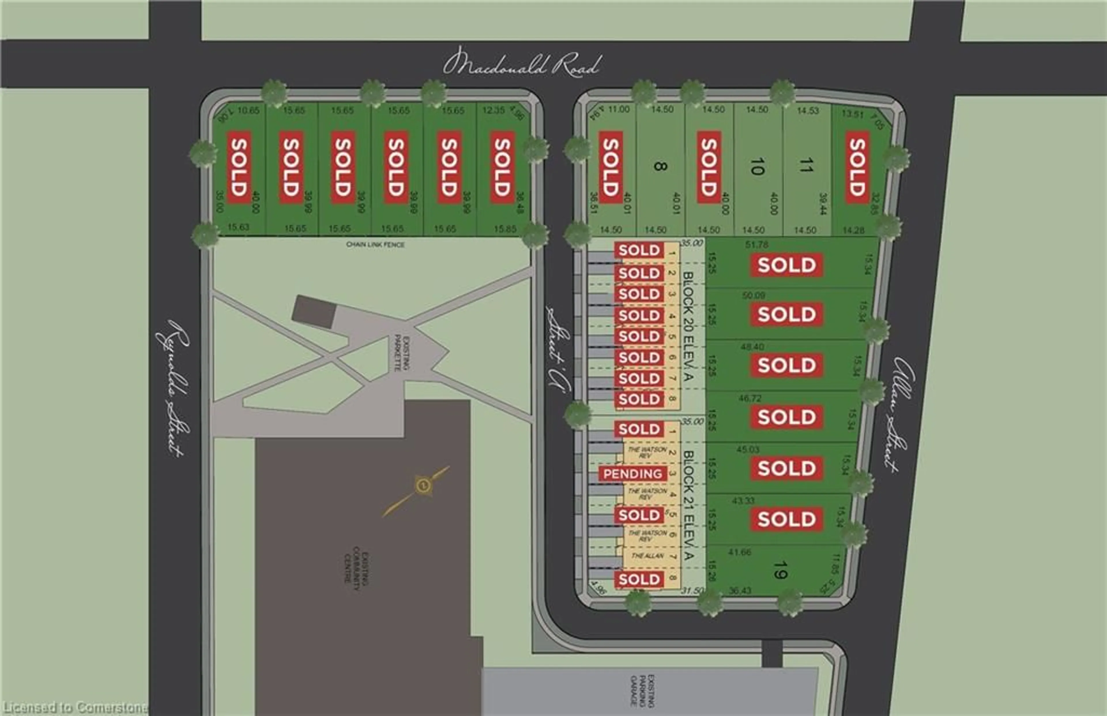 Floor plan for 21 Block #4, Oakville Ontario L6J 2B7