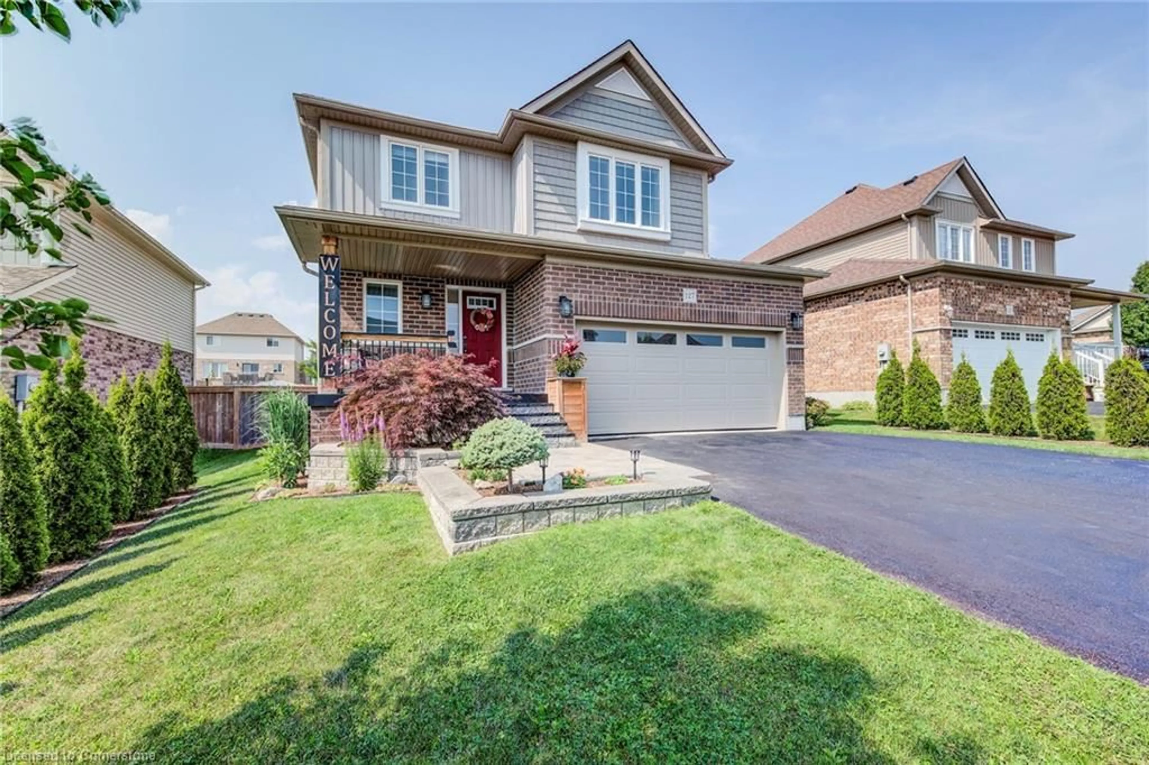 Home with brick exterior material, street for 127 English Cres, Plattsville Ontario N0J 1S0