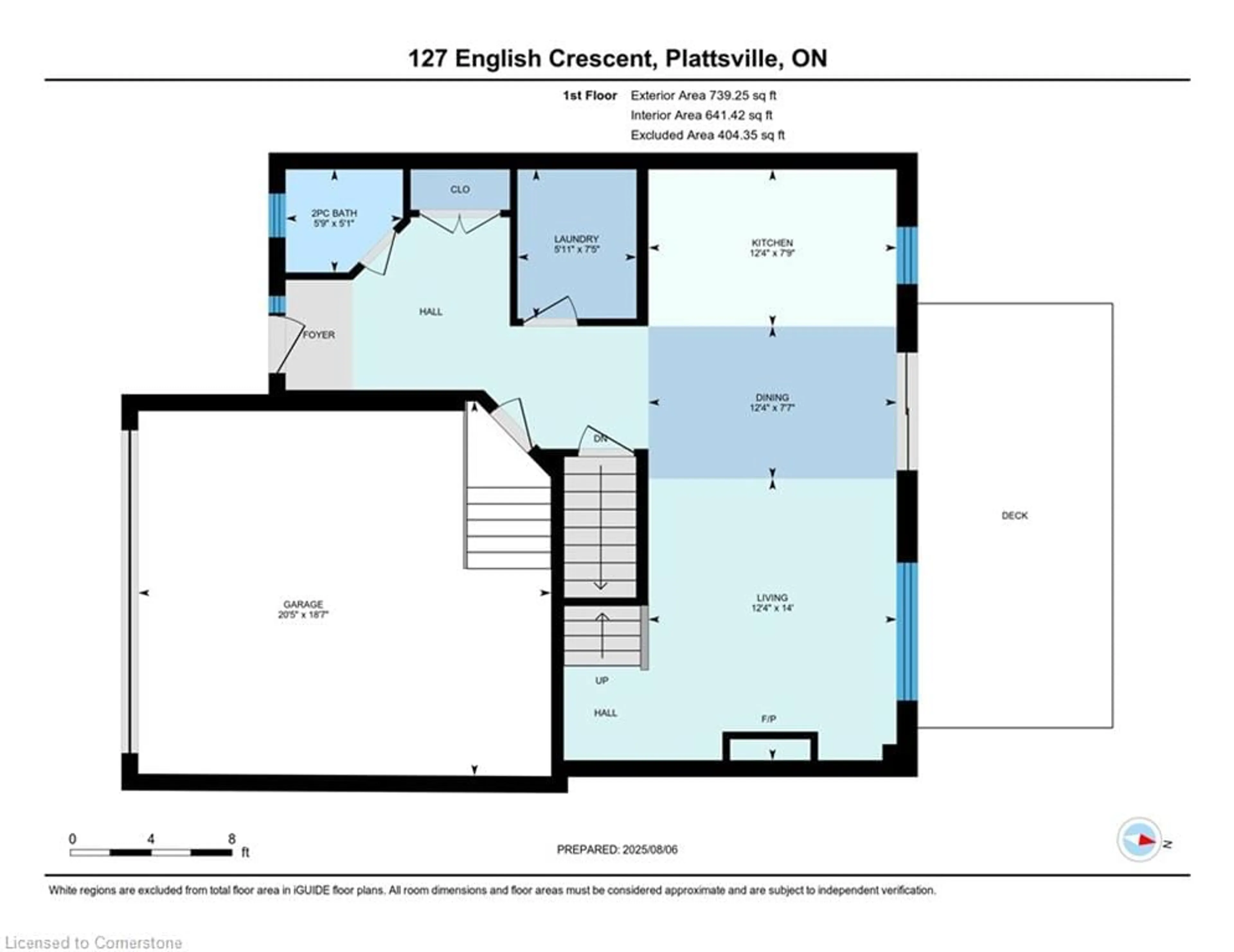Floor plan for 127 English Cres, Plattsville Ontario N0J 1S0