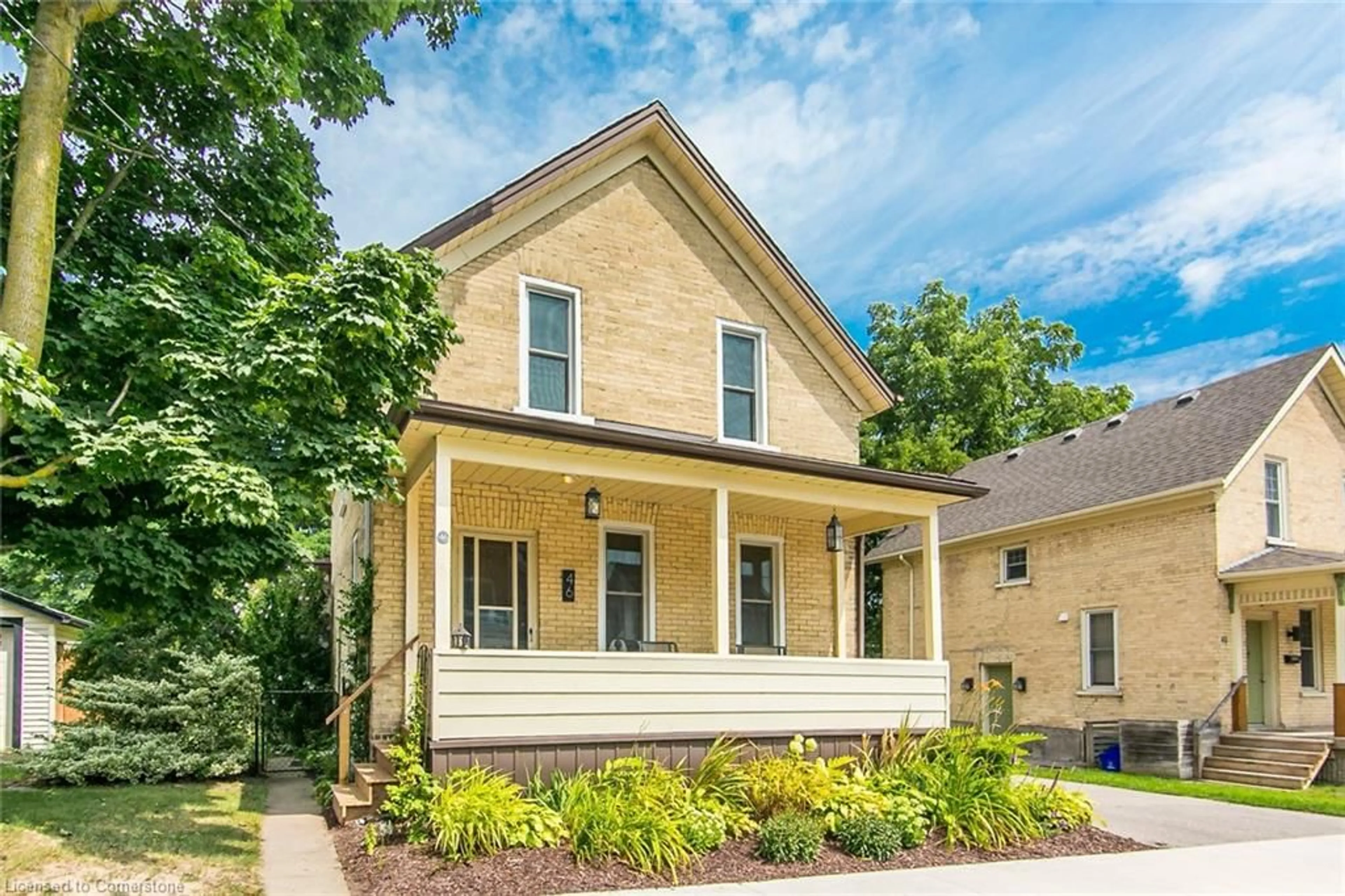 Home with brick exterior material, street for 46 Young St, Waterloo Ontario N2J 2L5