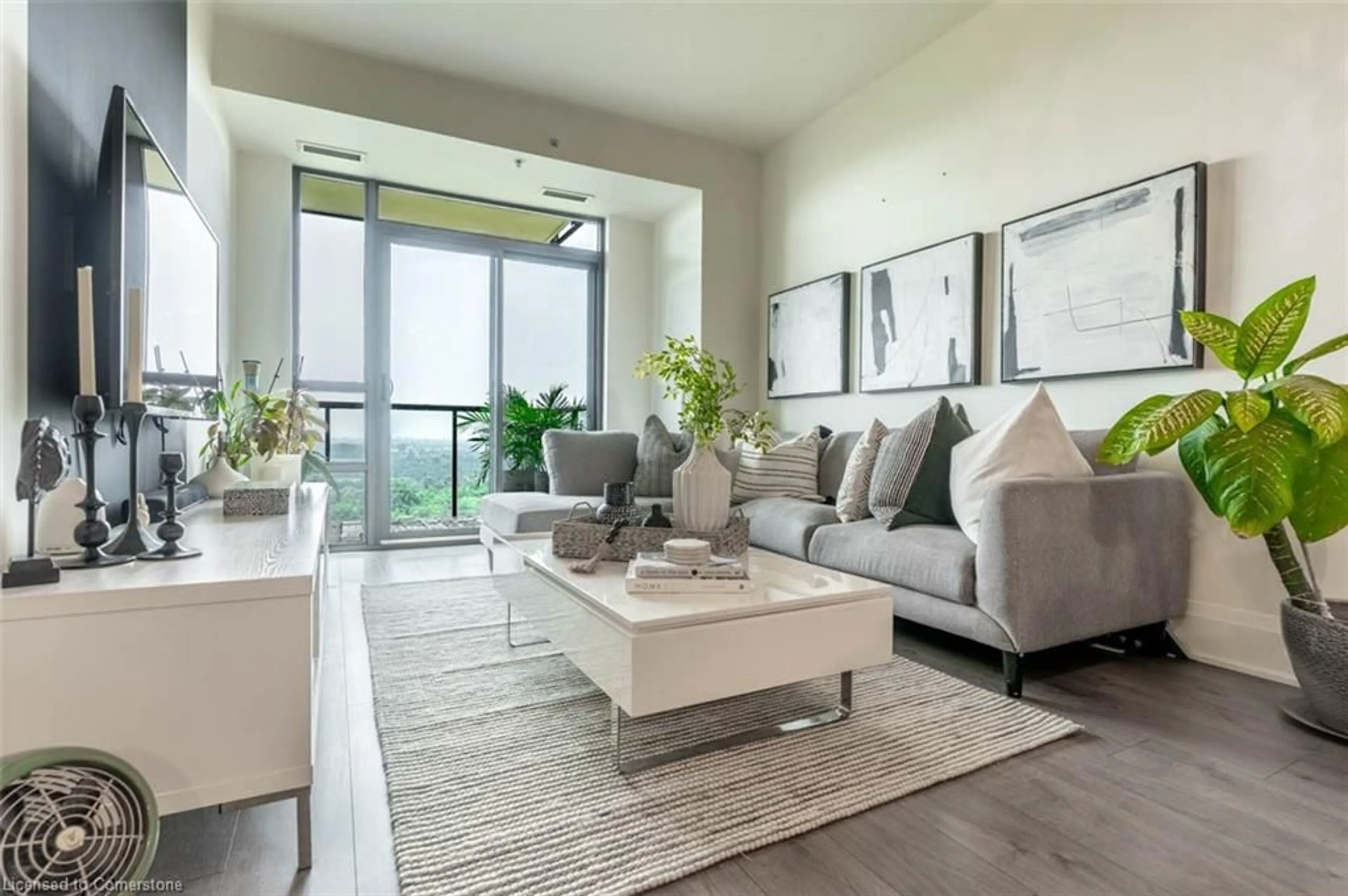 Living room with furniture, unknown for 45 Yorkland Blvd #904, Brampton Ontario L6P 4B4