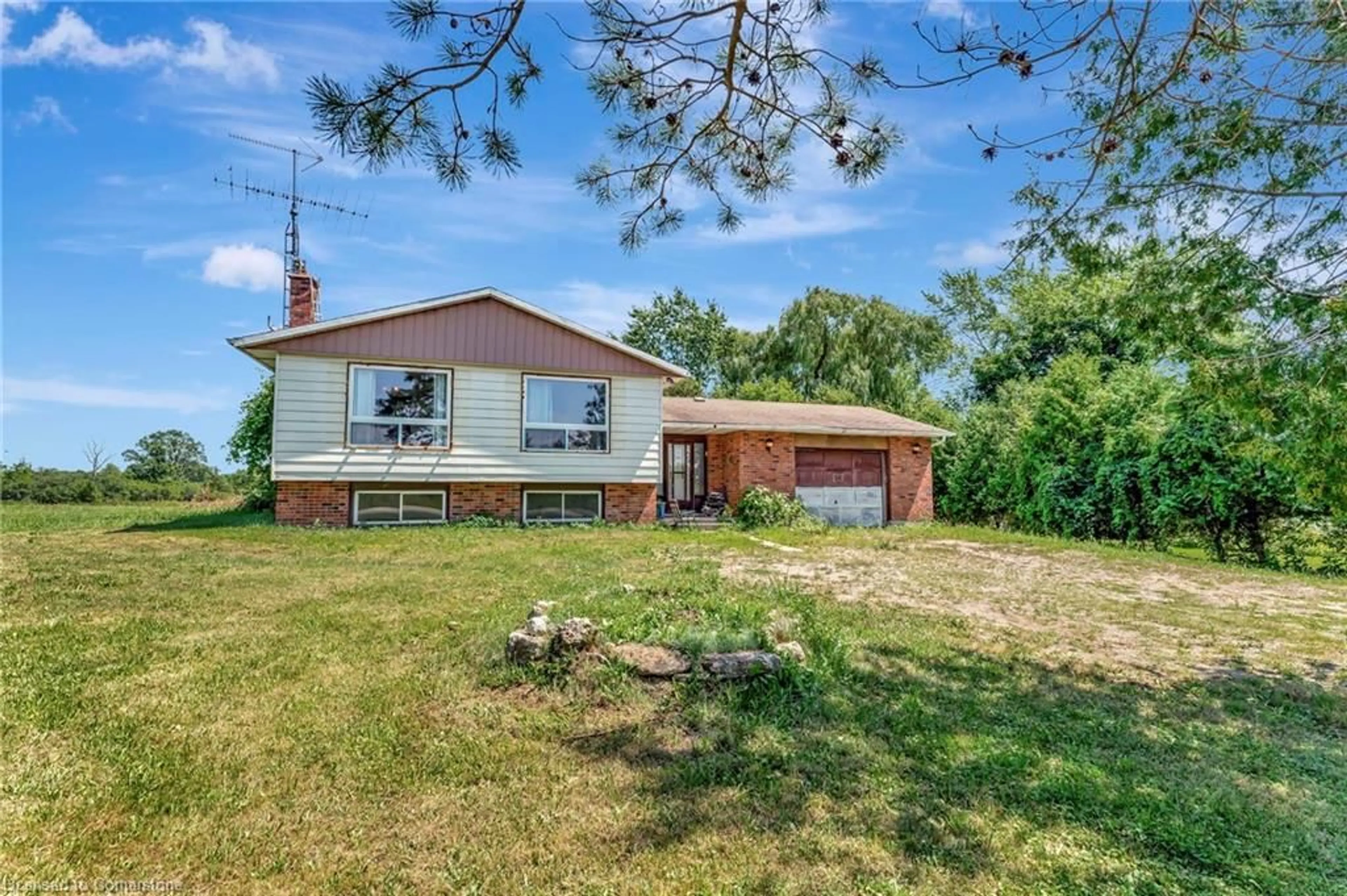 A pic from outside/outdoor area/front of a property/back of a property/a pic from drone, unknown for 2084 6th Concession Rd, Branchton Ontario N0B 1L0