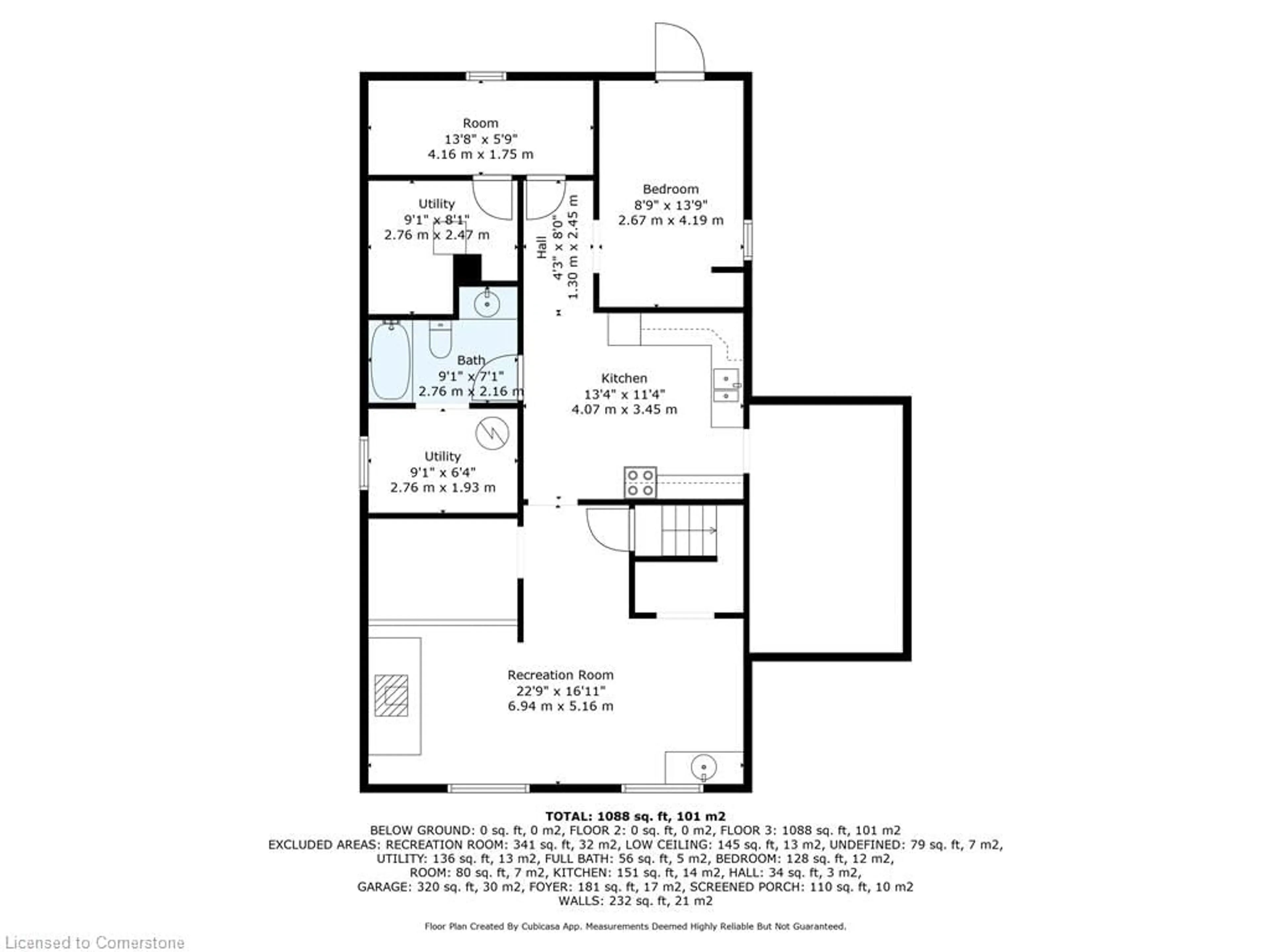 Floor plan for 2084 6th Concession Rd, Branchton Ontario N0B 1L0