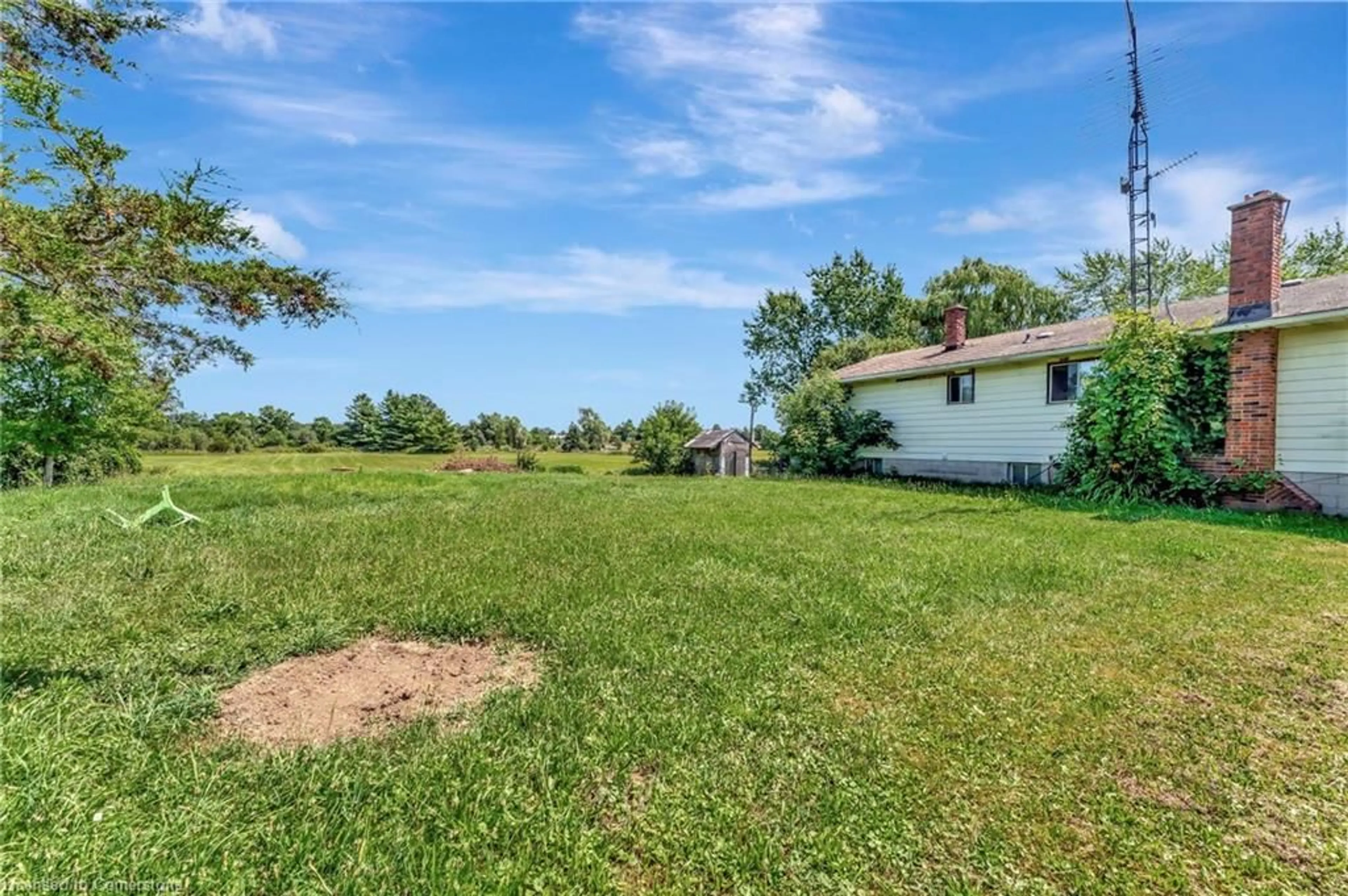 A pic from outside/outdoor area/front of a property/back of a property/a pic from drone, water/lake/river/ocean view for 2084 6th Concession Rd, Branchton Ontario N0B 1L0