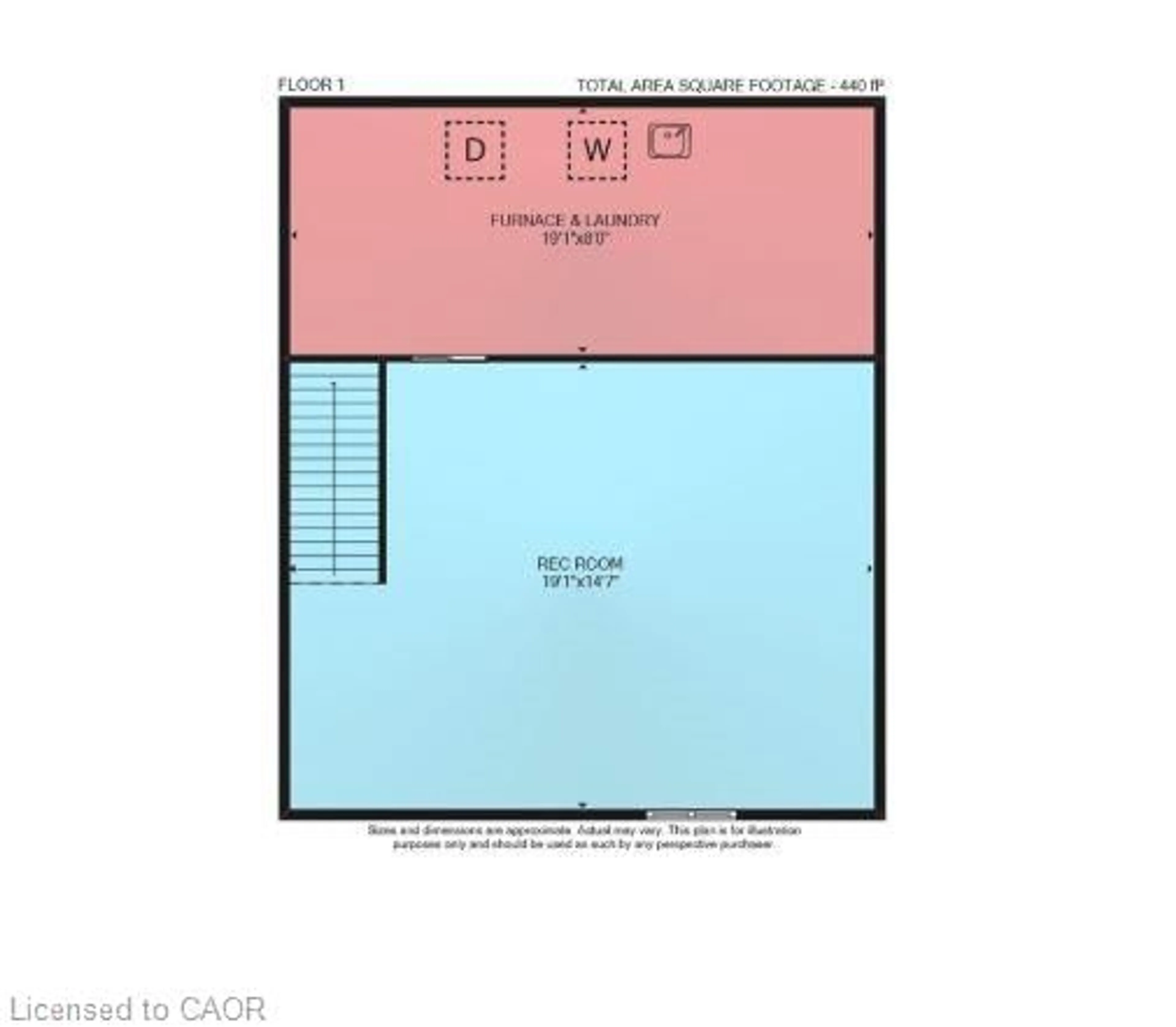 Floor plan for 1015 Upper Gage Ave #4, Hamilton Ontario L8V 4L2