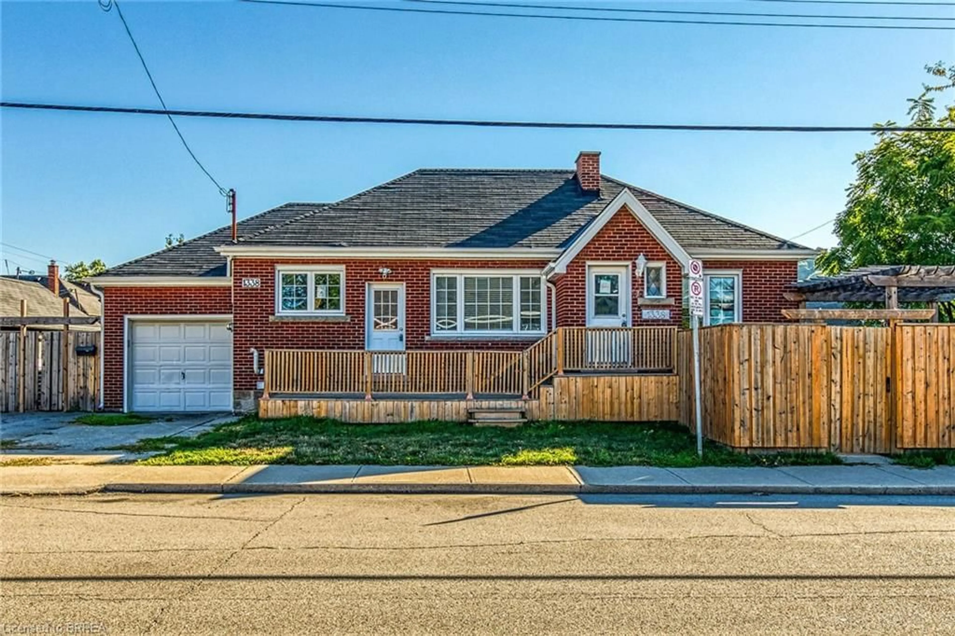 Home with brick exterior material, street for 1338 Monterey Ave, Hamilton Ontario L8K 1P6