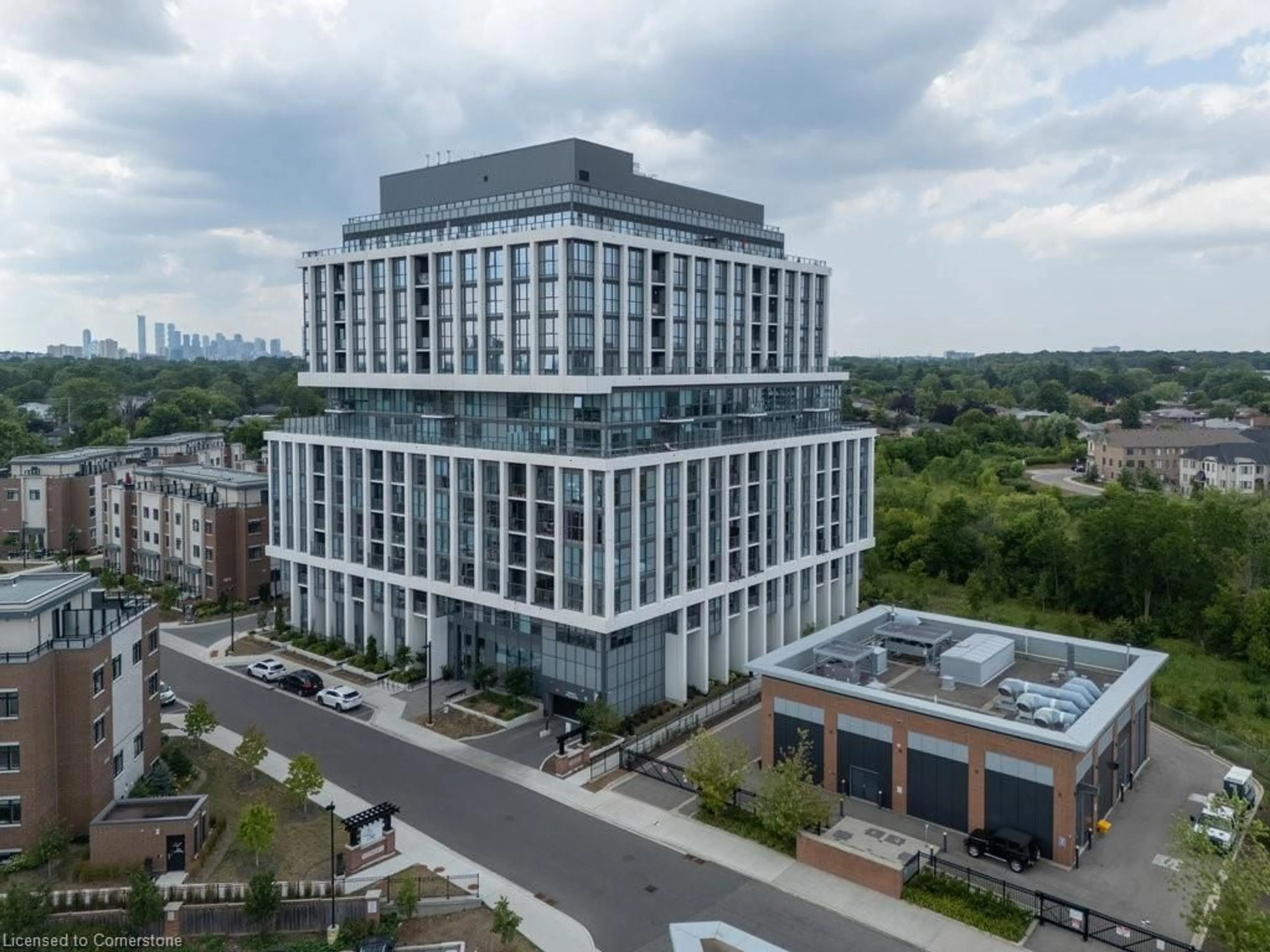 A pic from outside/outdoor area/front of a property/back of a property/a pic from drone, building for 1063 Douglas Mccurdy Common #1207, Mississauga Ontario L5G 0C5