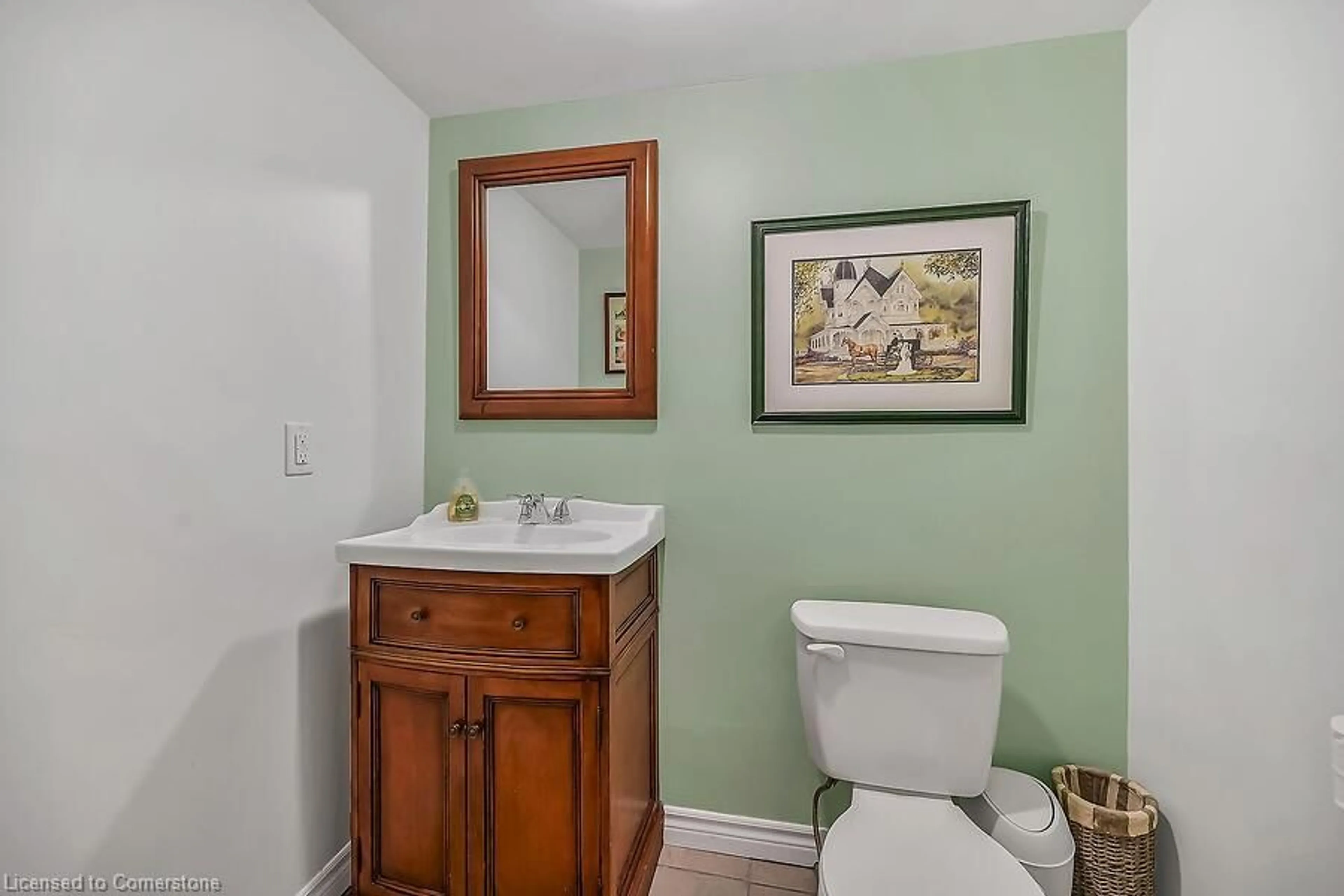 Standard bathroom, ceramic/tile floor for 44 Ravine Cres, Townsend Ontario N0A 1S0