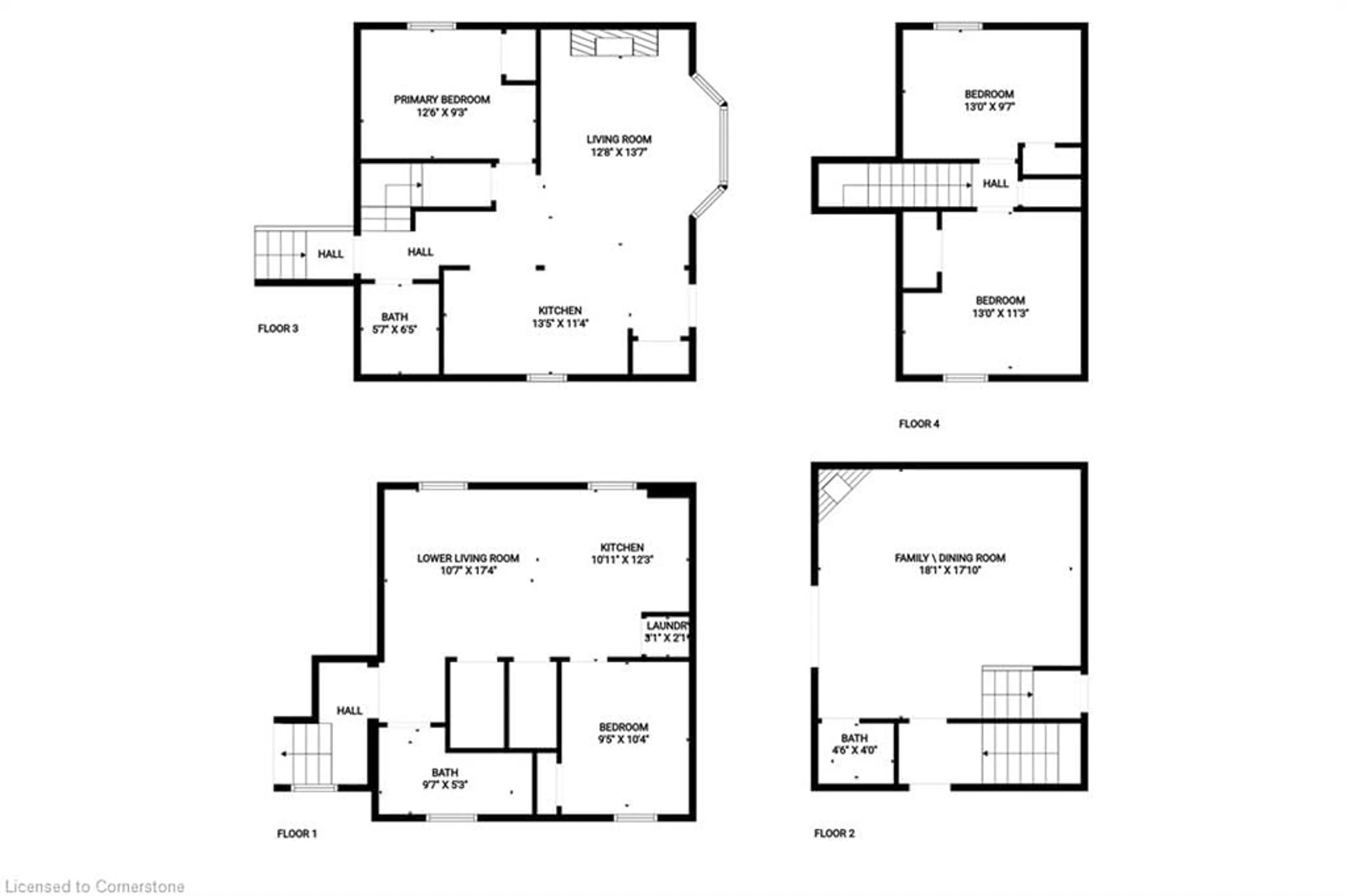 Floor plan for 140 East 35th St, Hamilton Ontario L8V 3Y2