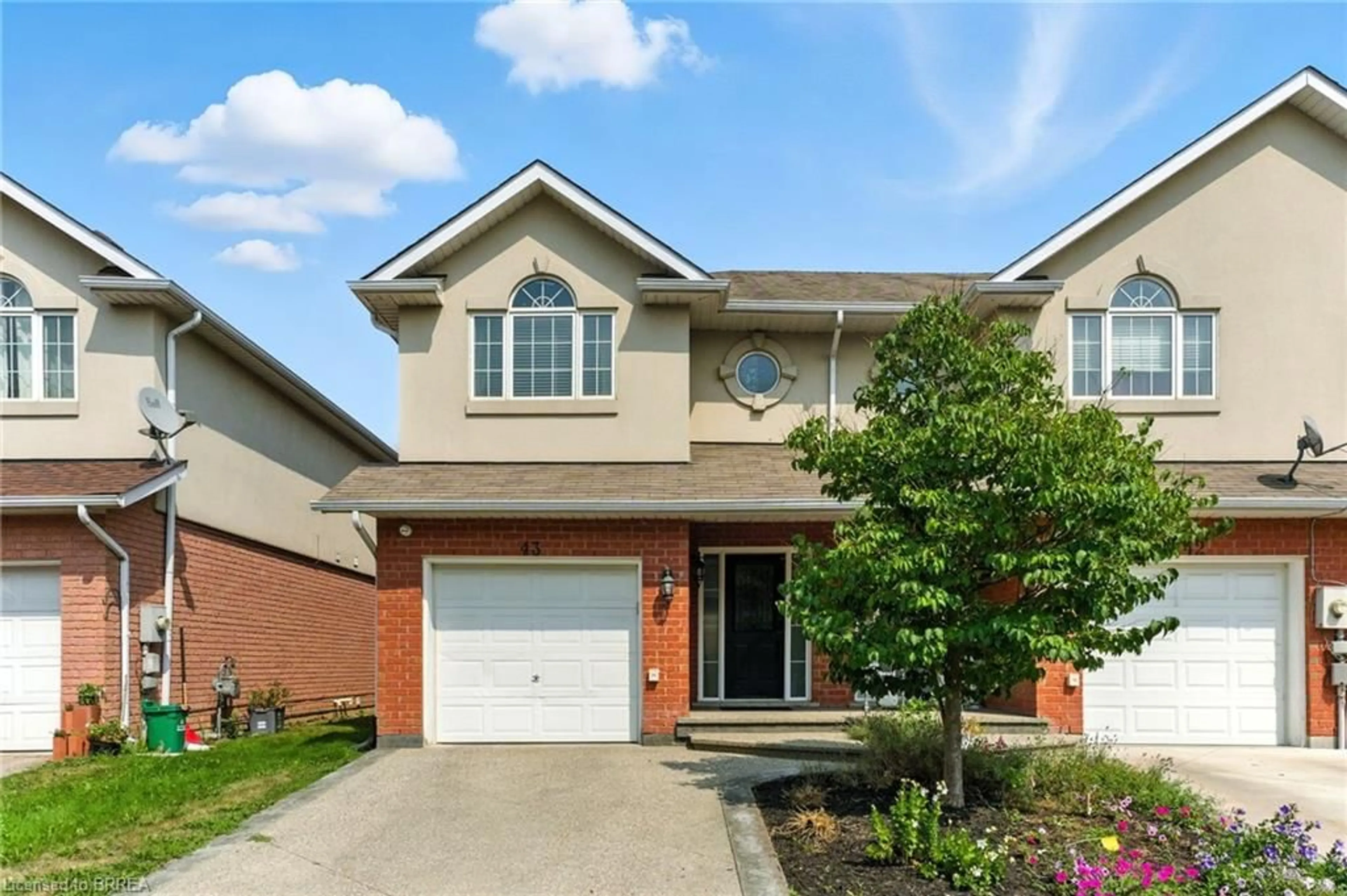Home with brick exterior material, street for 20 Mcconkey Cres #43, Brantford Ontario N3S 0B9