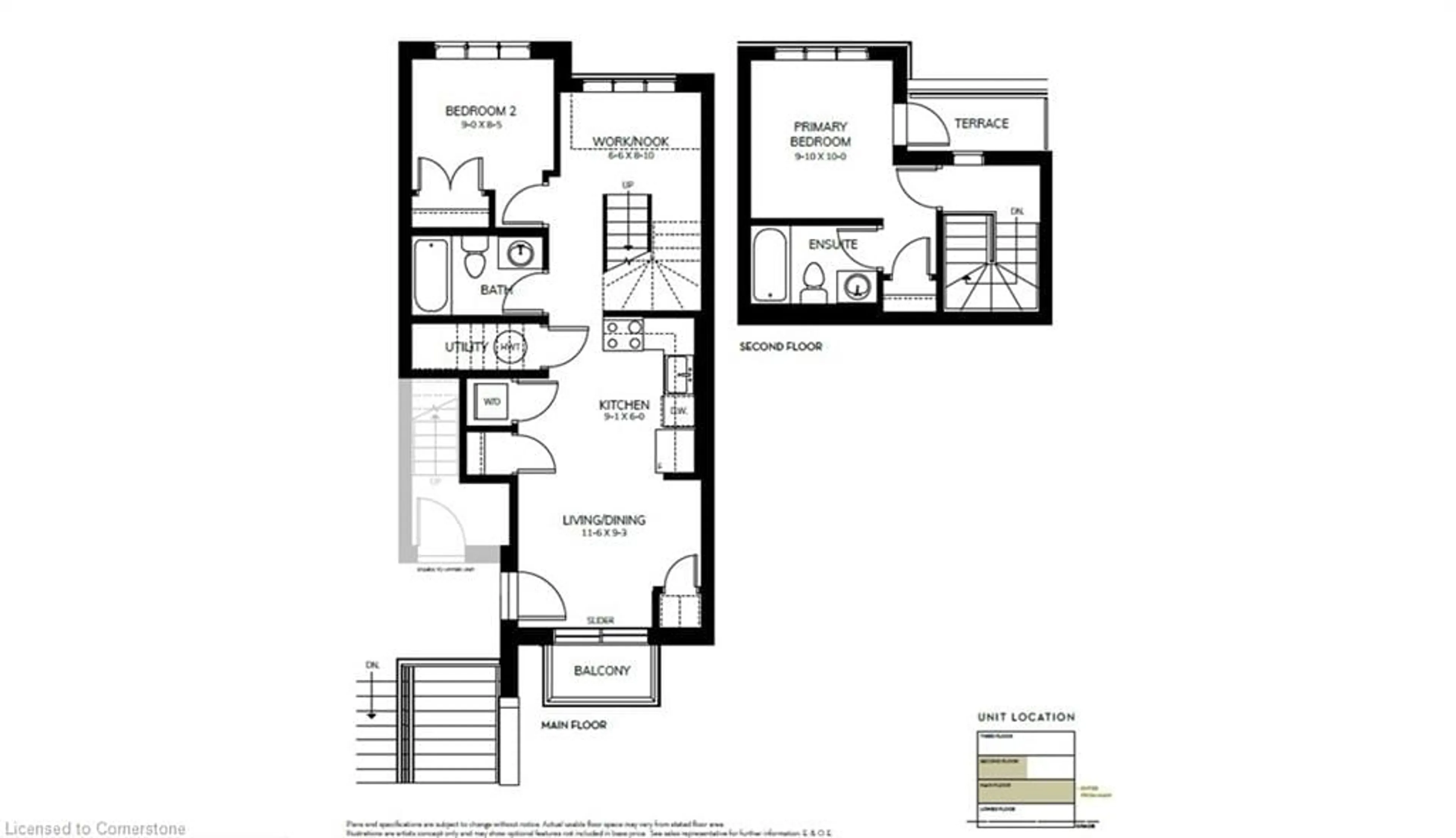 Floor plan for 410 Northfield Dr #A5, Waterloo Ontario N2L 0A6