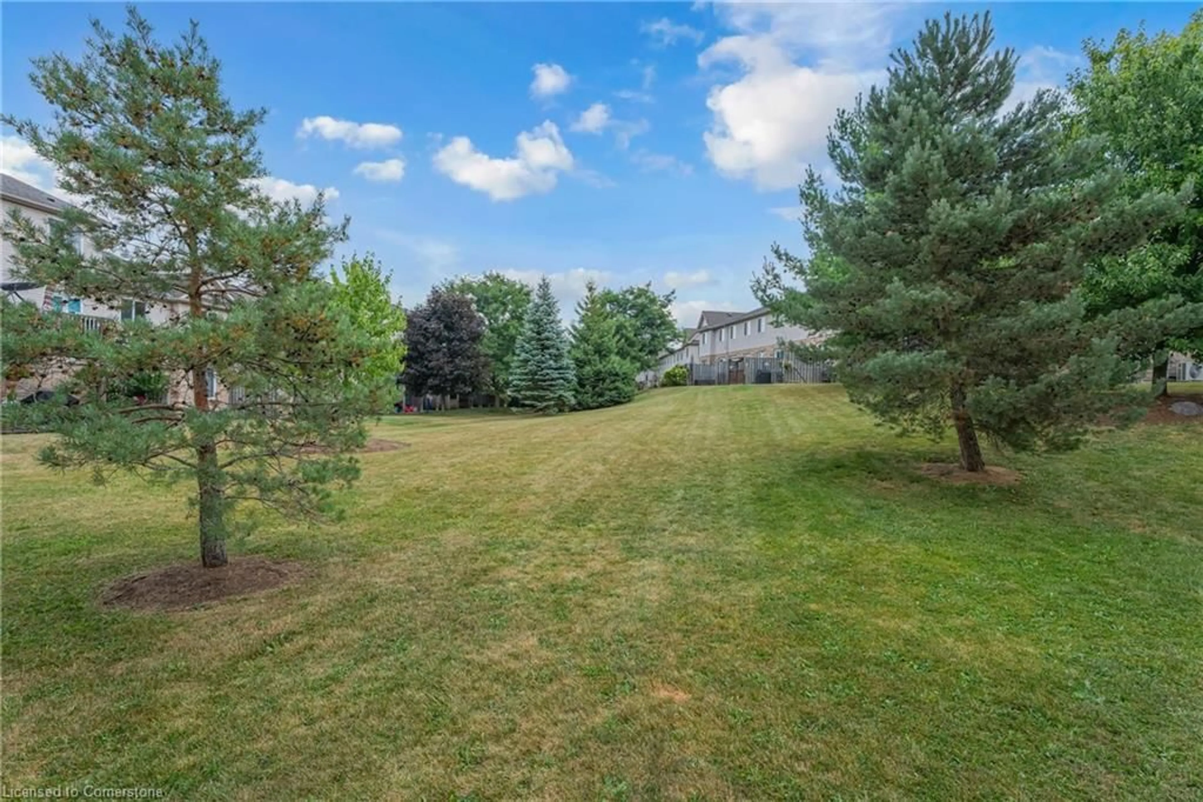 A pic from outside/outdoor area/front of a property/back of a property/a pic from drone, water/lake/river/ocean view for 169 Bismark Dr #60, Cambridge Ontario N1S 5B9