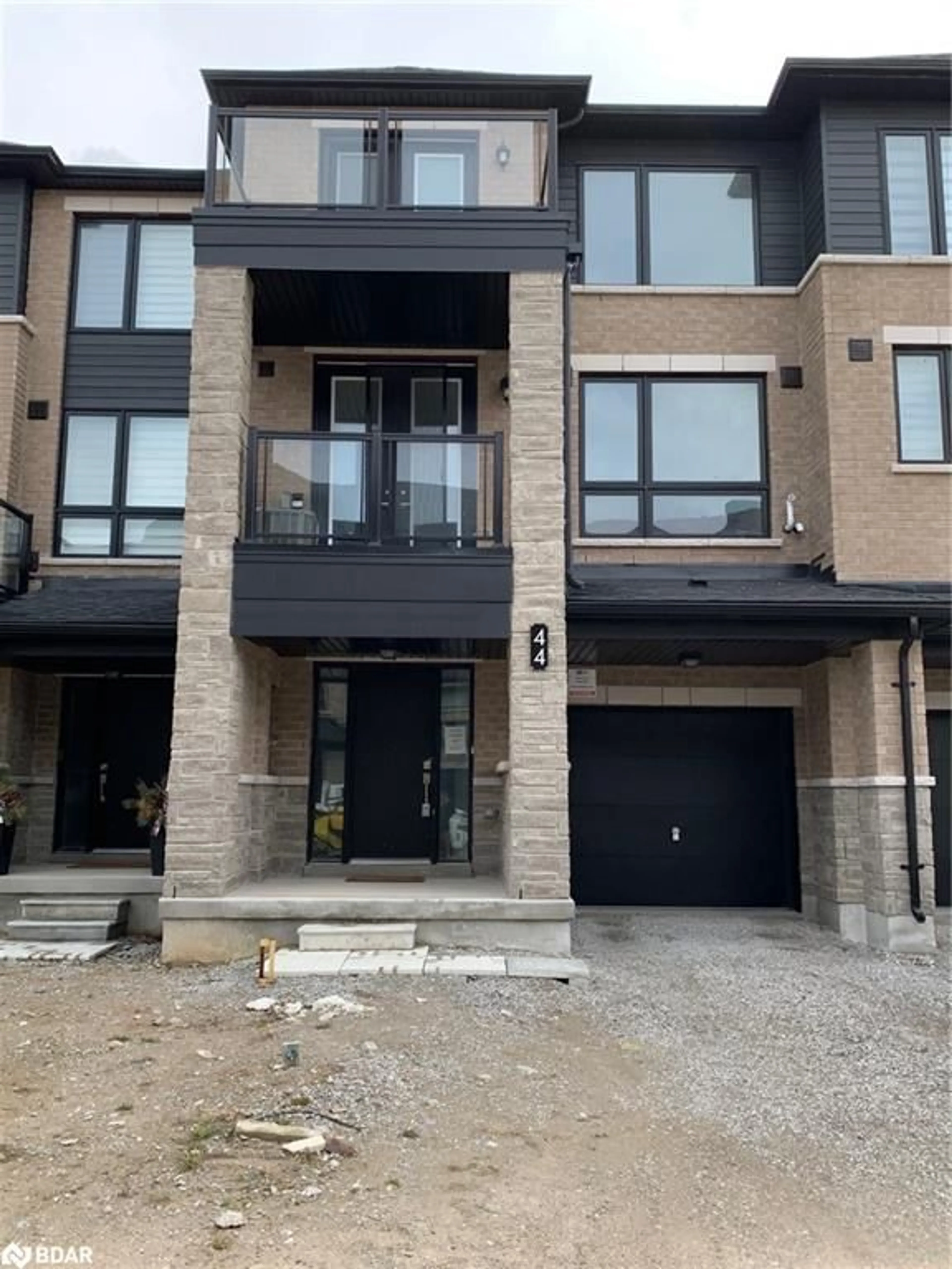 Home with brick exterior material, street for 44 Red Maple Lane Lane, Barrie Ontario L9J 0N7