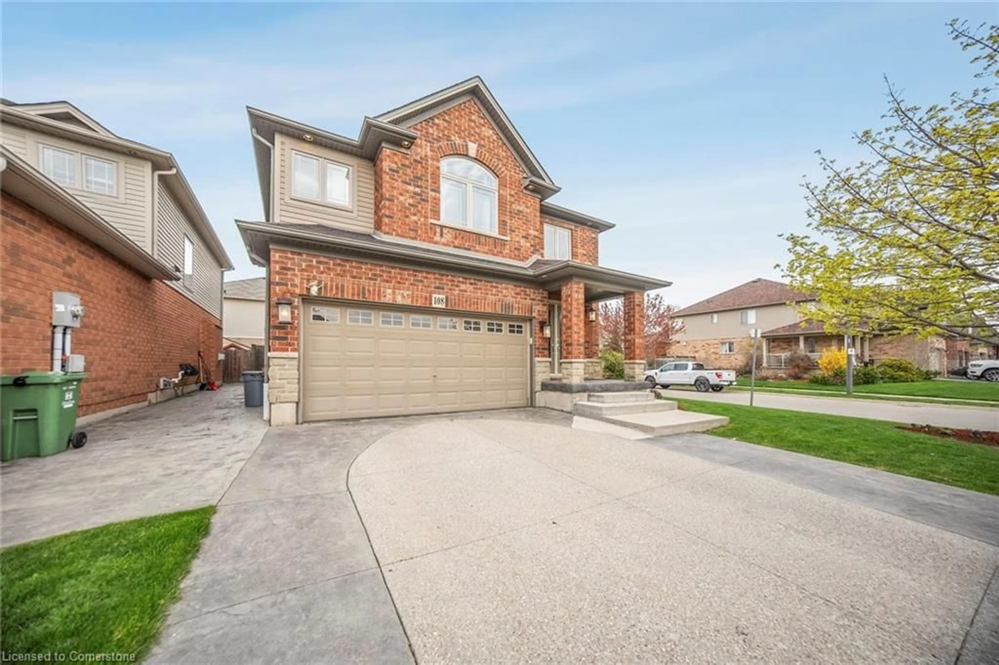 Home with brick exterior material, street for 108 Great Oak Trail Trail, Binbrook Ontario L0R 1C0