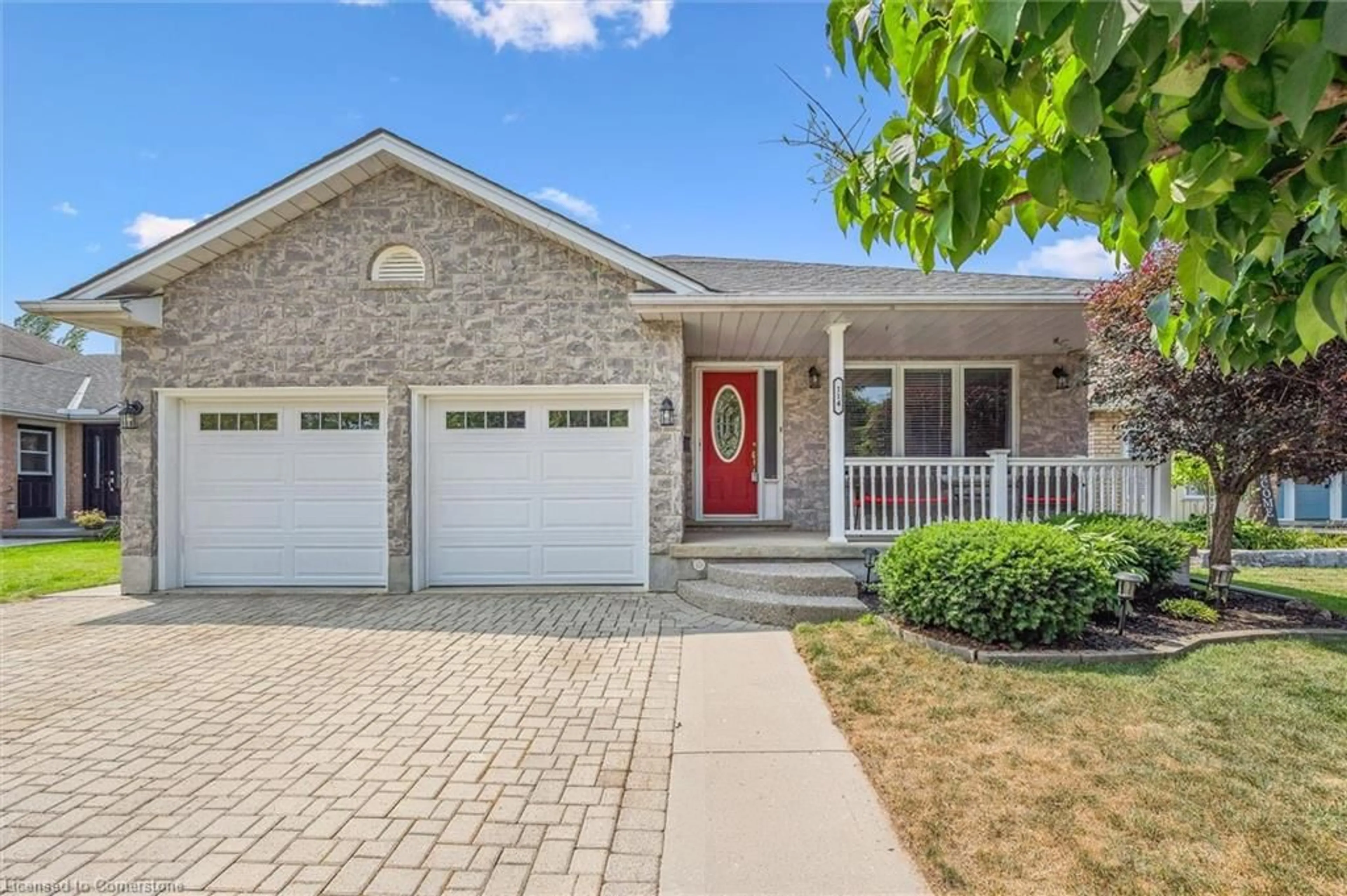 Home with brick exterior material, street for 114 Delavan Dr, Cambridge Ontario N1S 4S3