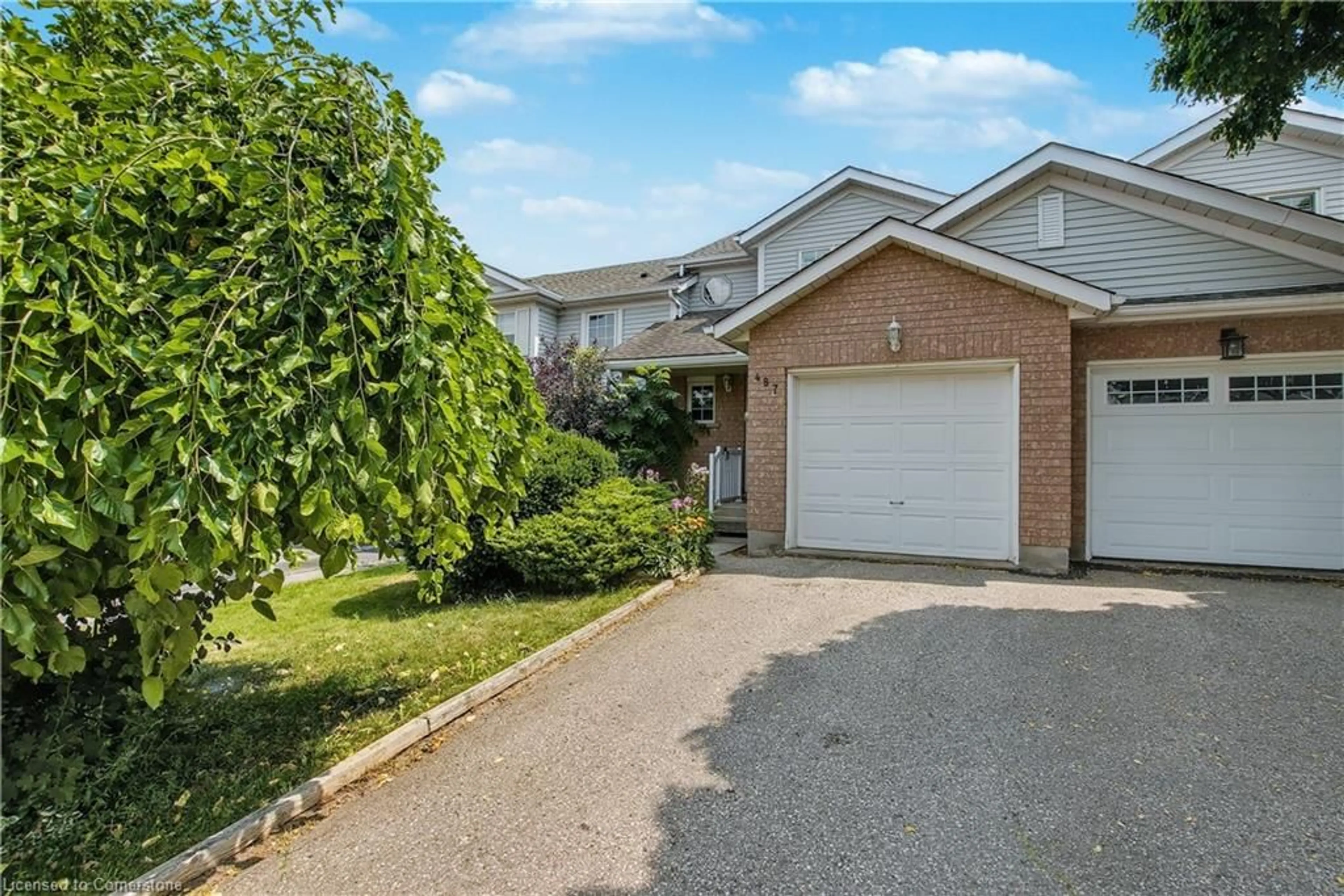 A pic from outside/outdoor area/front of a property/back of a property/a pic from drone, street for 487 Westforest Trail, Kitchener Ontario N2N 3J6