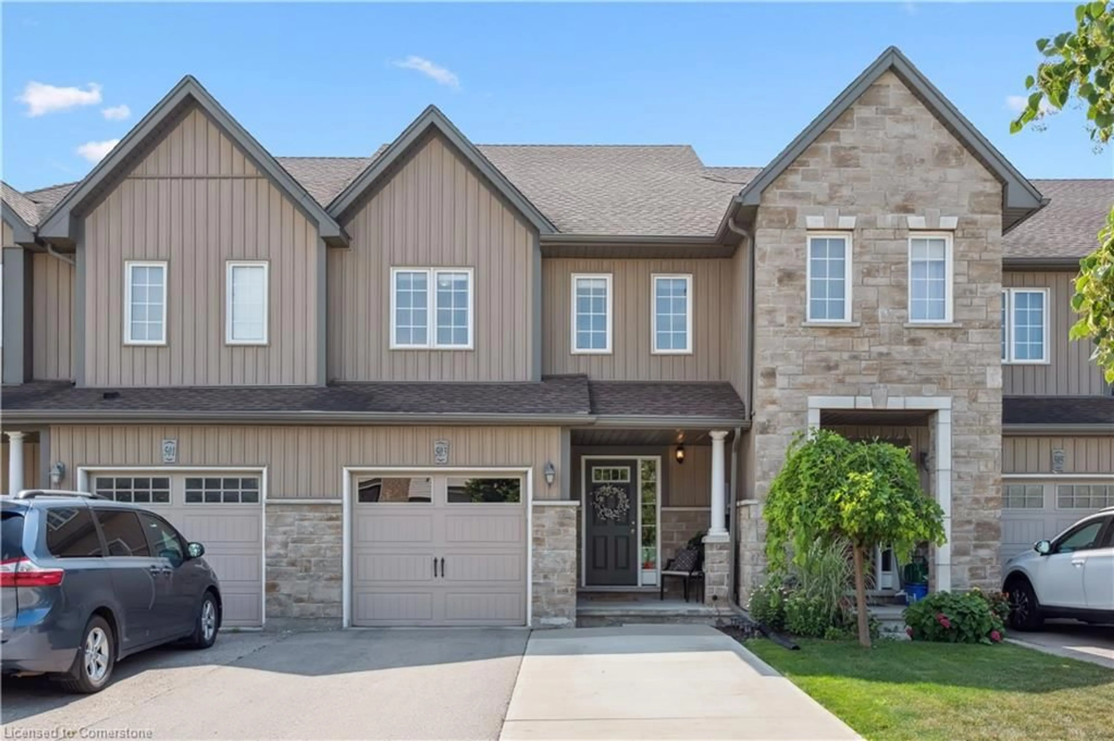 Home with brick exterior material, street for 503 Windflower Cres, Kitchener Ontario N2E 3T2