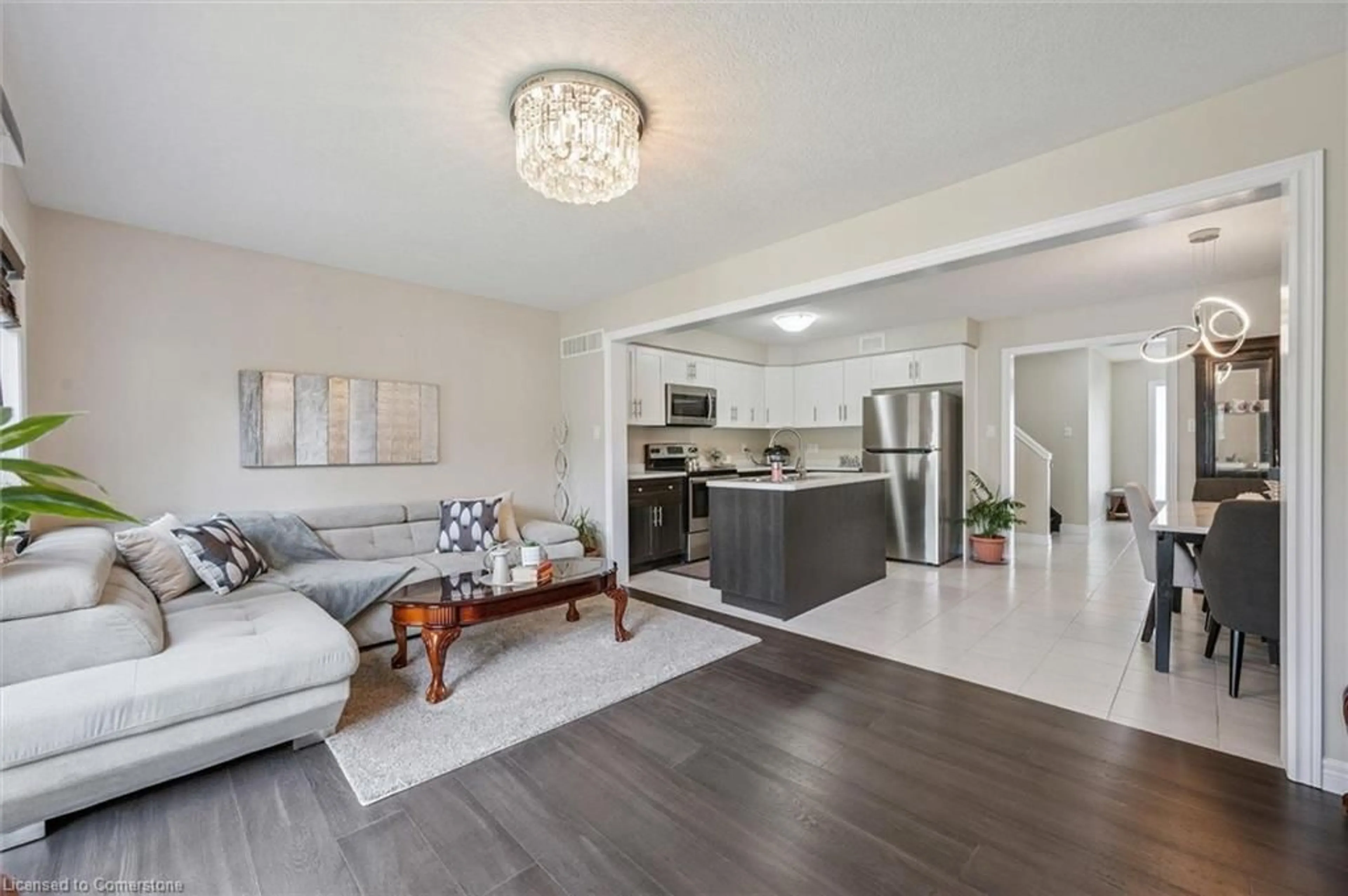 Open concept kitchen, unknown for 23 Ambrous Cres, Guelph Ontario N1G 0G1