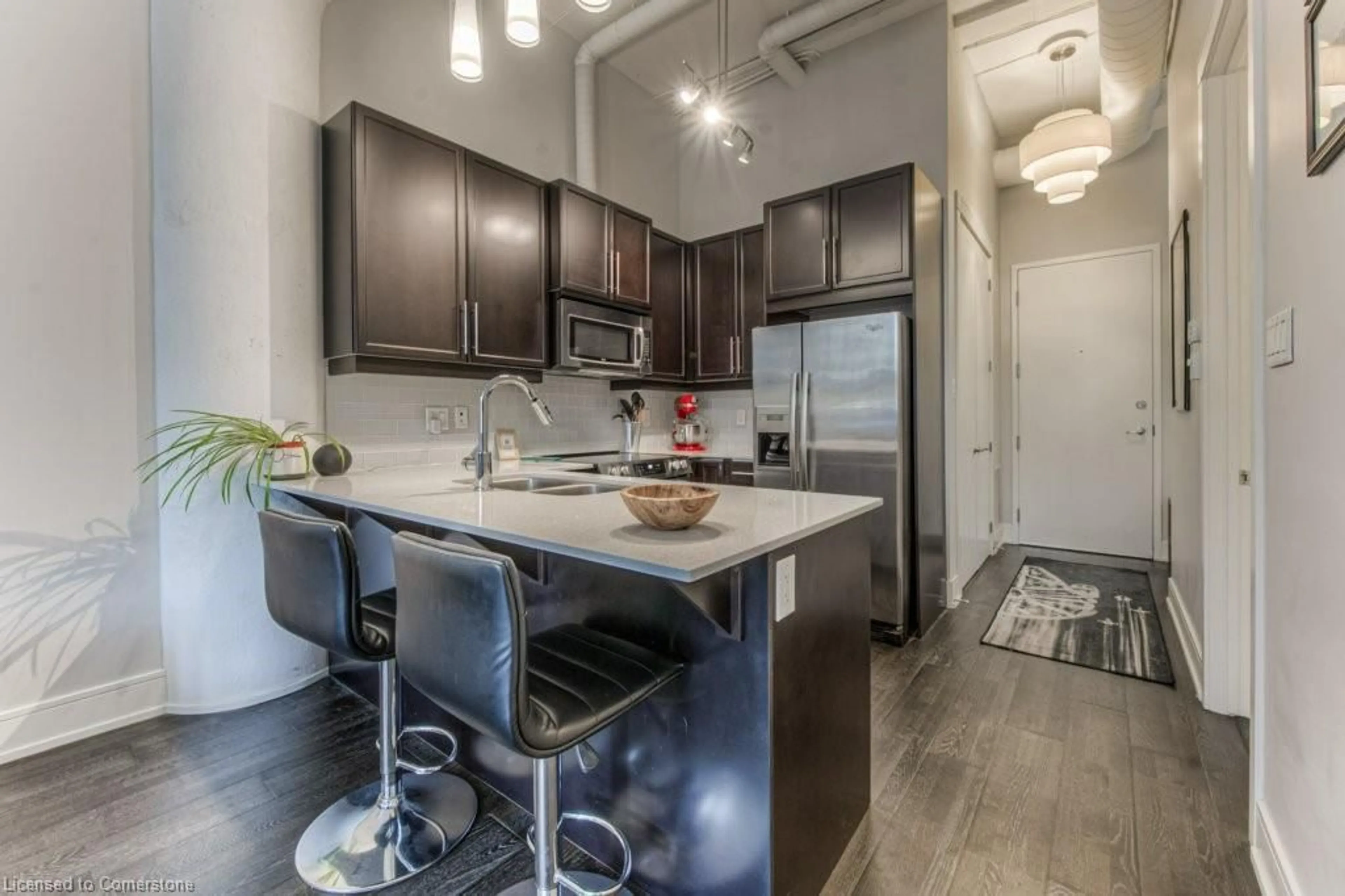 Open concept kitchen, unknown for 112 Benton St #207, Kitchener Ontario N2G 3H6