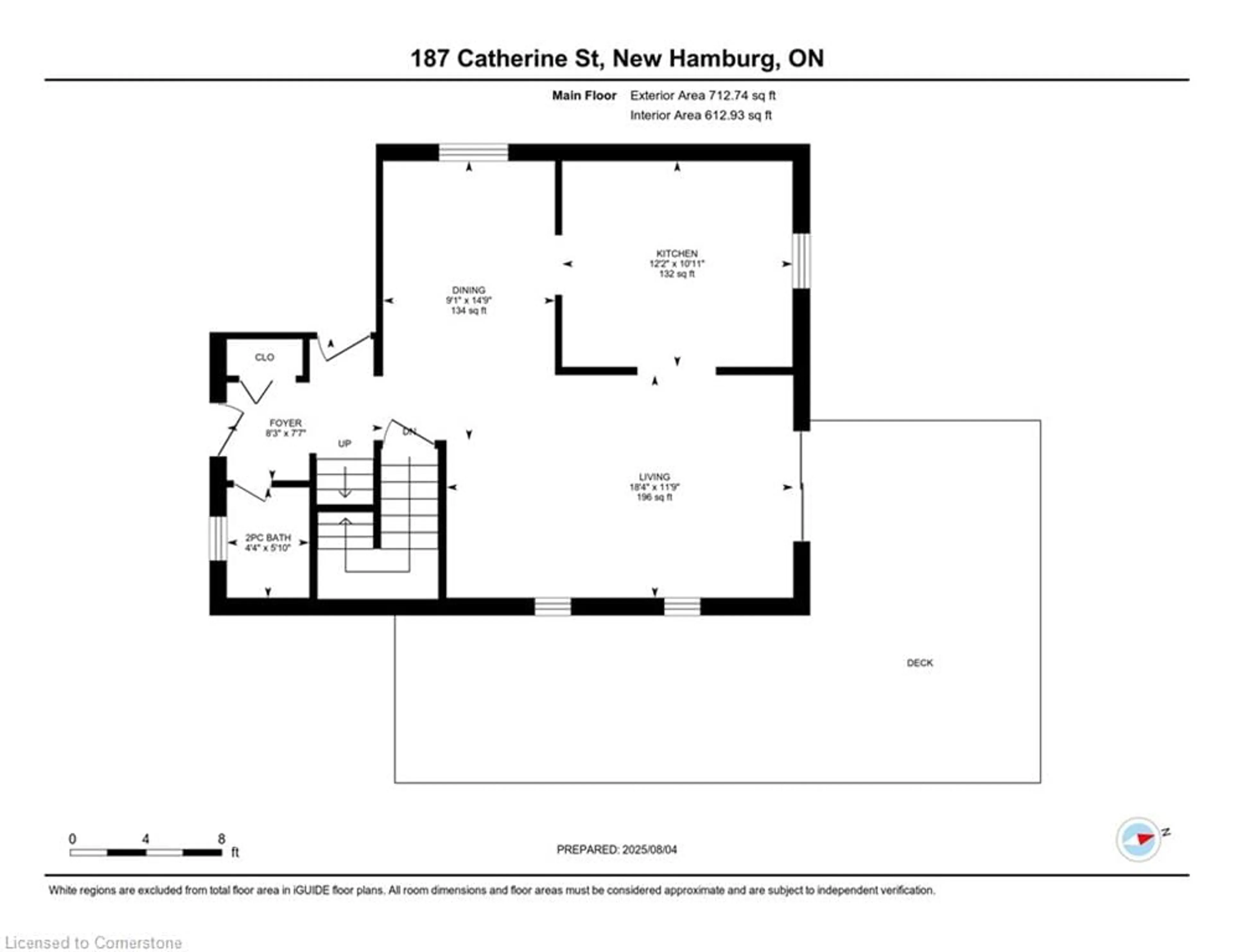 Floor plan for 187 Catherine St, New Hamburg Ontario N3A 1Z7