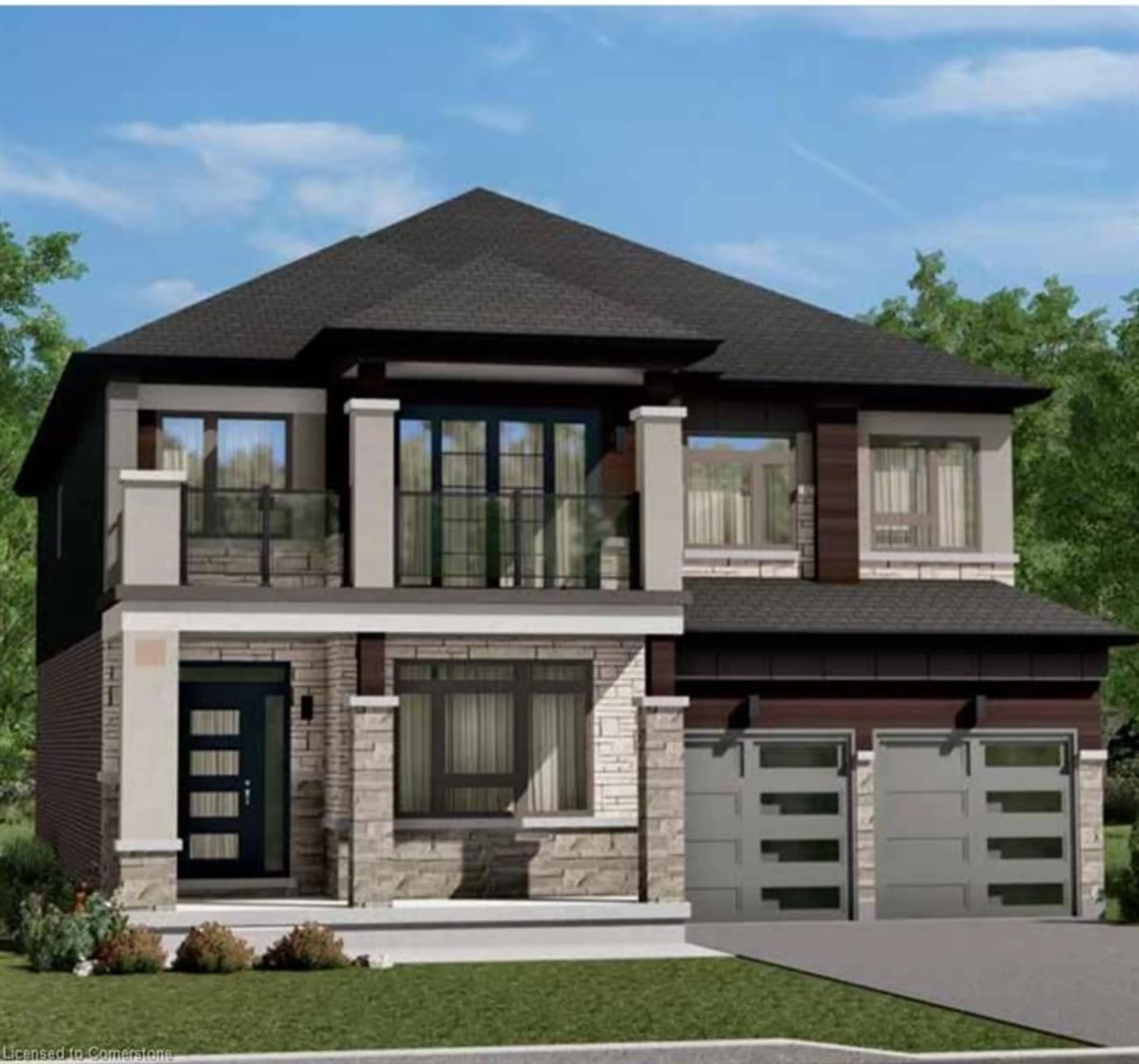 Home with brick exterior material, street for 47 Mckernan Ave, Brantford Ontario N3V 0B9
