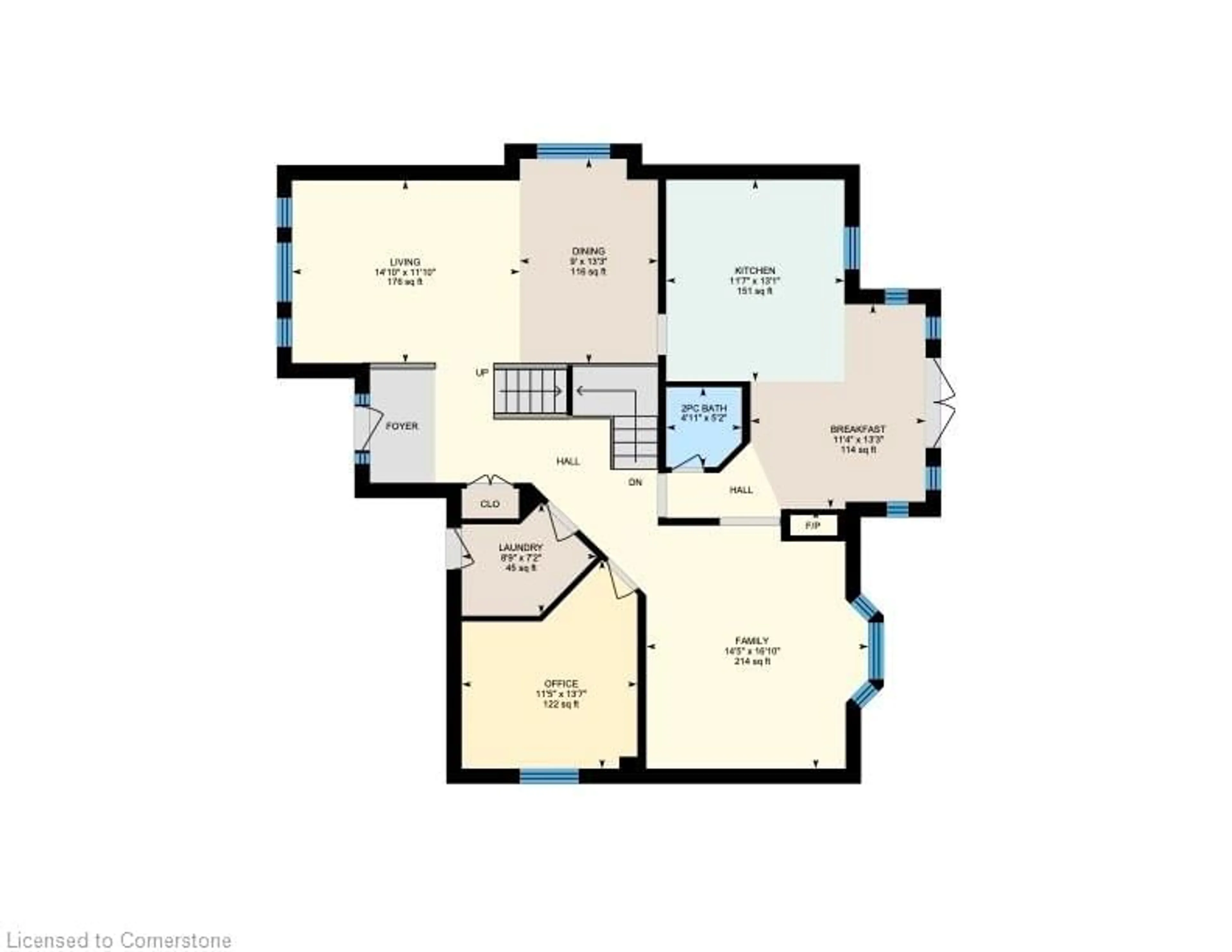 Floor plan for 3 Coleman Crt, Dundas Ontario L9H 6Y8