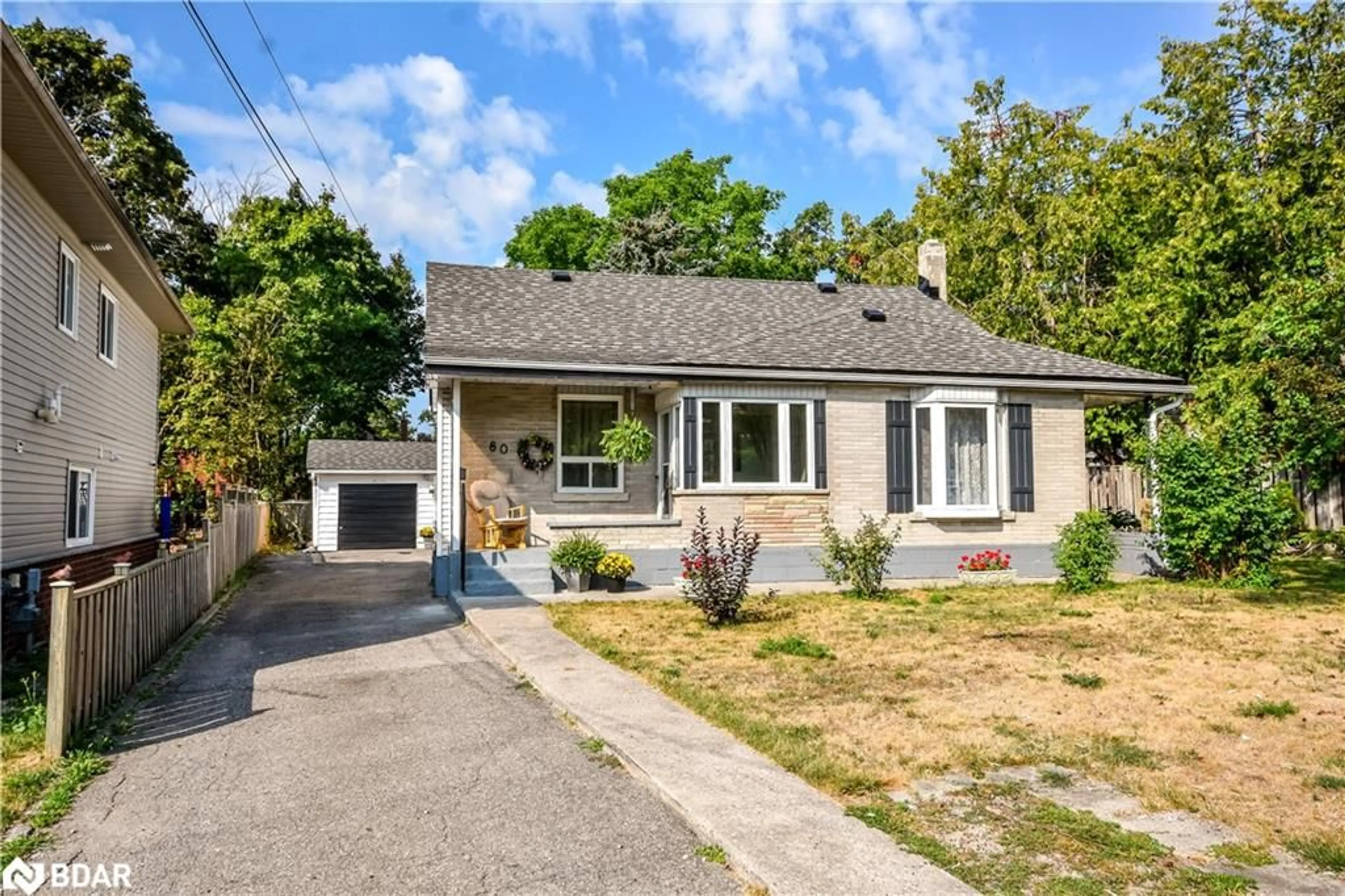 Home with vinyl exterior material, street for 80 Parkside Dr, Barrie Ontario L4N 1X1