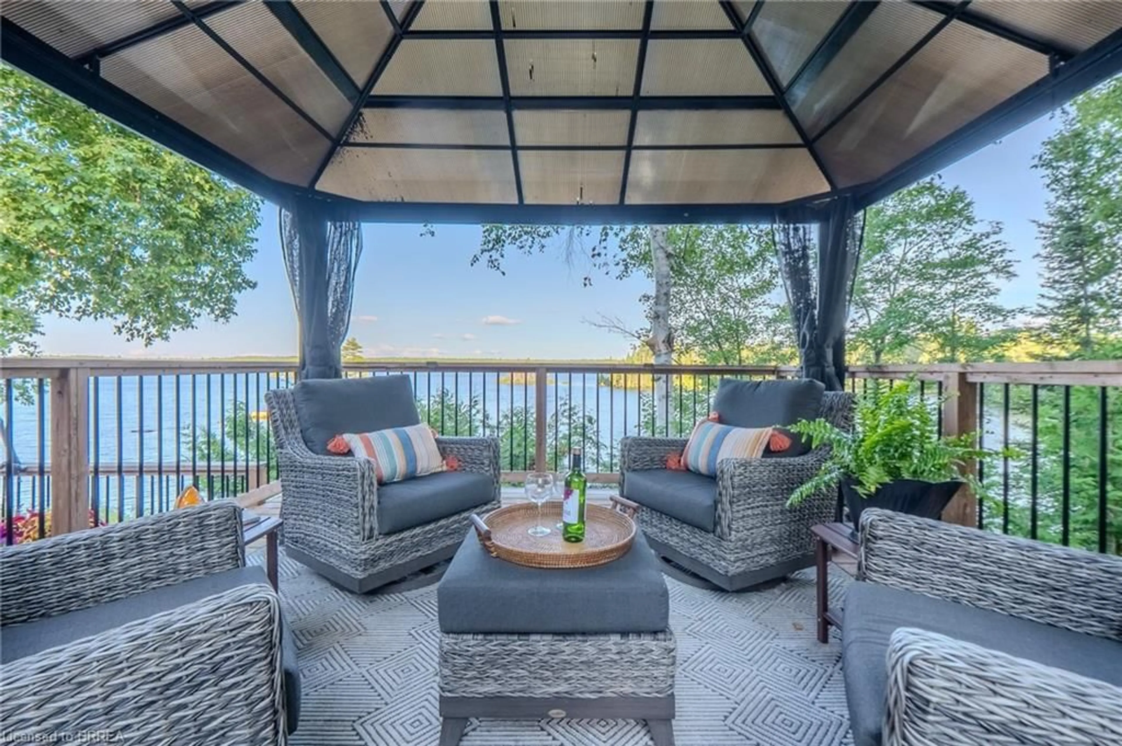 Patio, water/lake/river/ocean view for 170 Northshore Rd, Field Ontario P0H 1M0