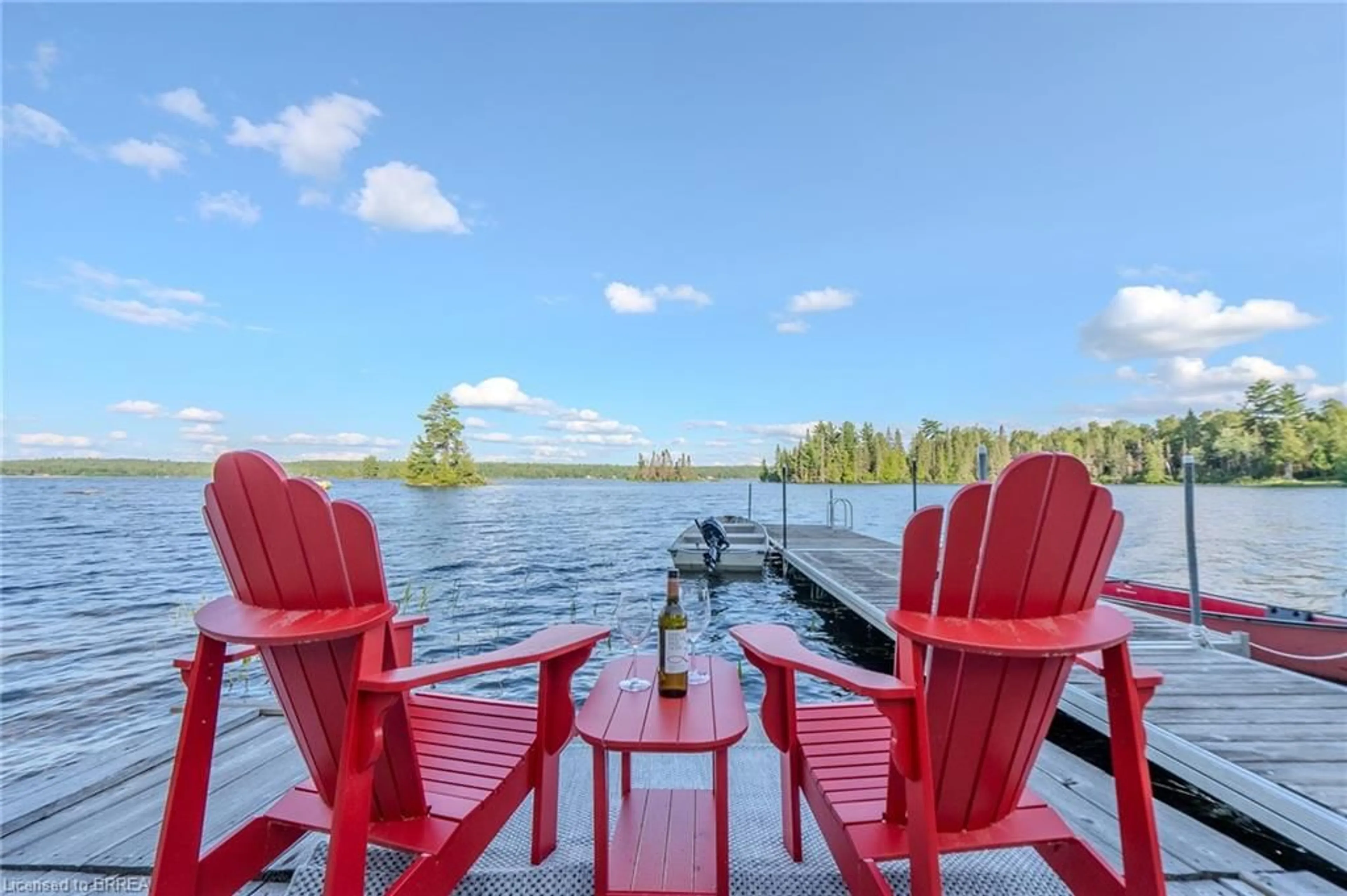Patio, water/lake/river/ocean view for 170 Northshore Rd, Field Ontario P0H 1M0