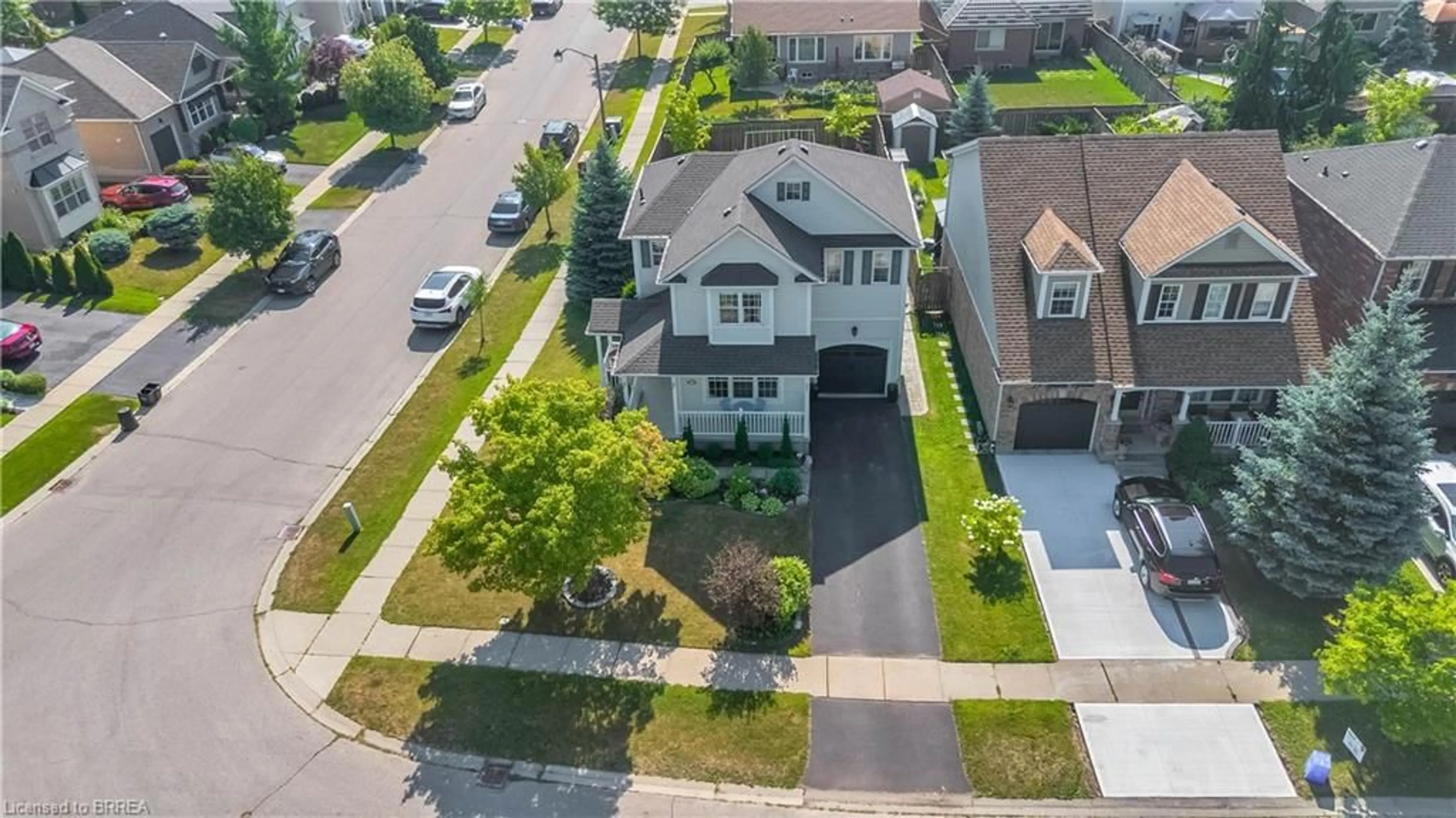 A pic from outside/outdoor area/front of a property/back of a property/a pic from drone, street for 27 Shantz Ave, Brantford Ontario N3T 0A6