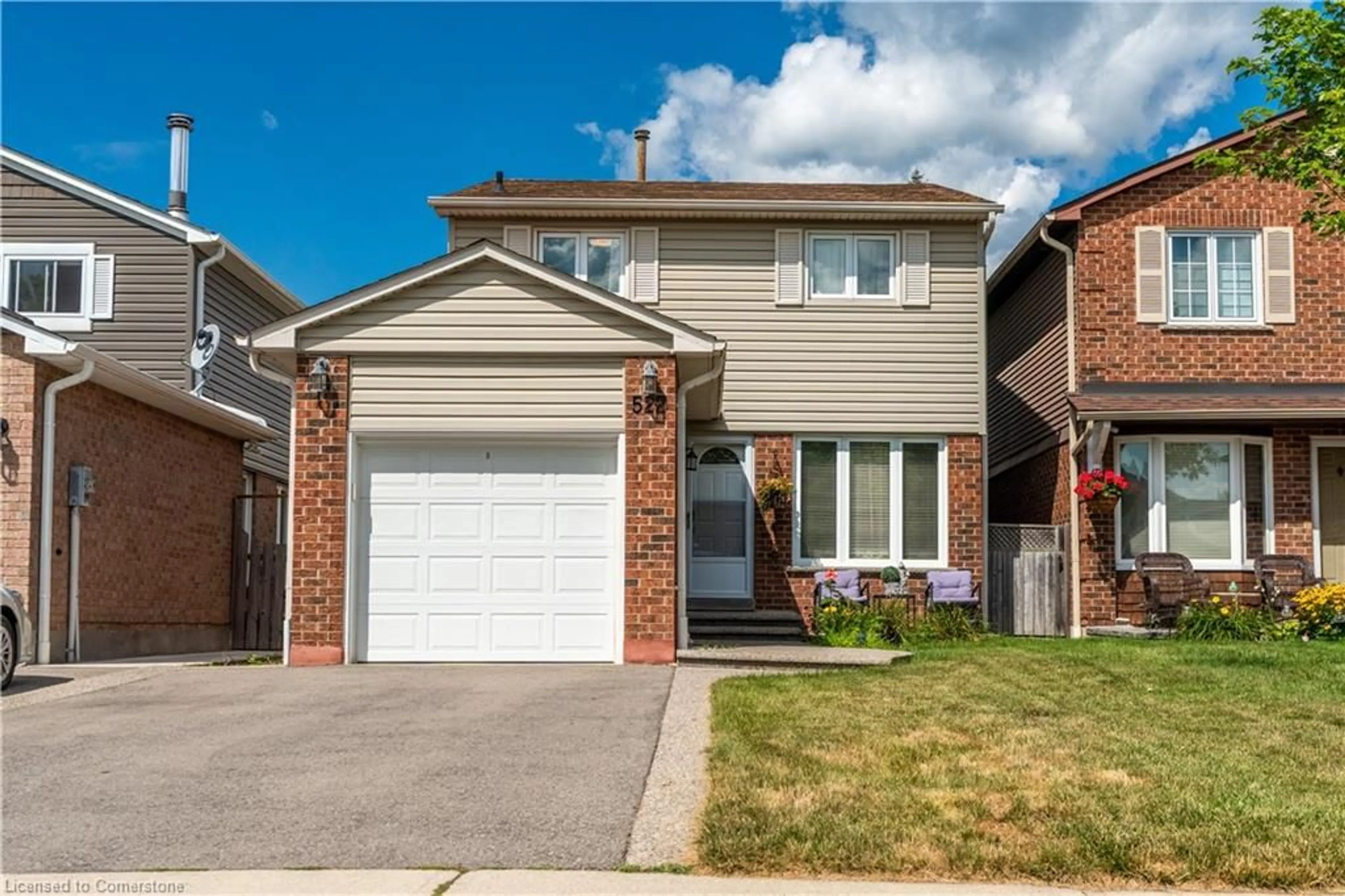 Home with brick exterior material, street for 522 Roseheath Dr, Milton Ontario L9T 4V6