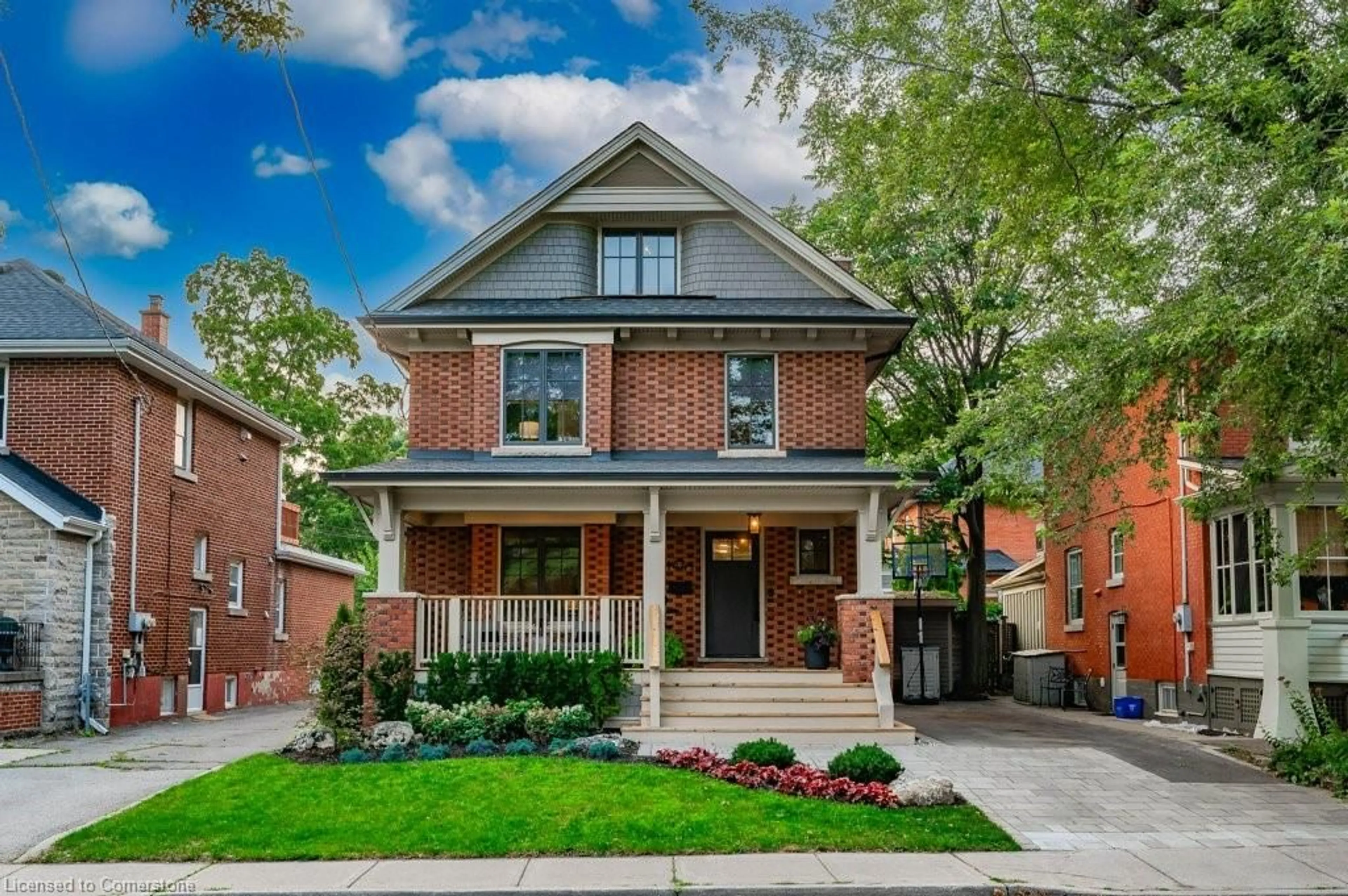Home with brick exterior material, street for 1441 Caroline St, Burlington Ontario L7S 1H7