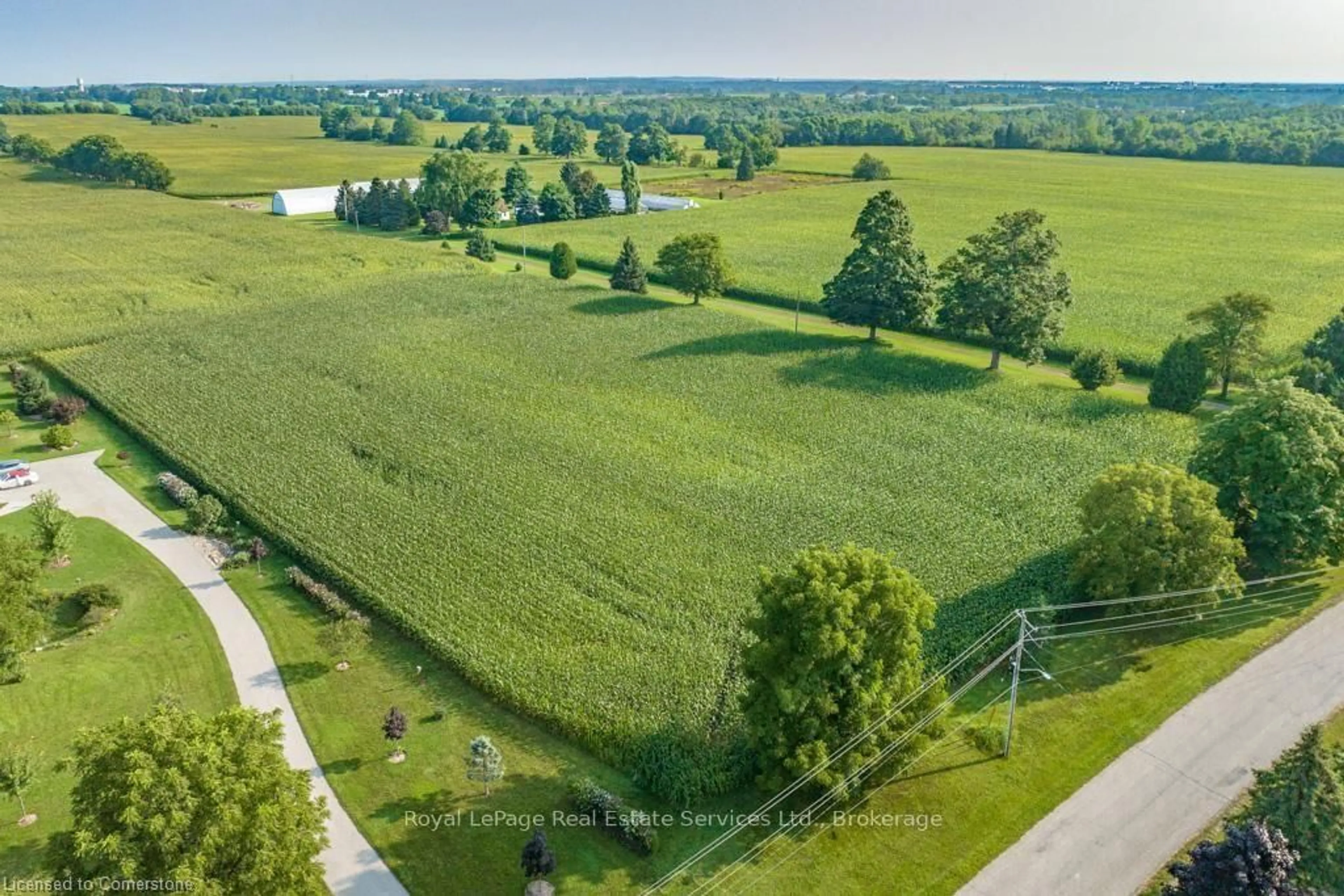 A pic from outside/outdoor area/front of a property/back of a property/a pic from drone, water/lake/river/ocean view for 361 Robinson Rd, Burford Ontario N3R 0B8