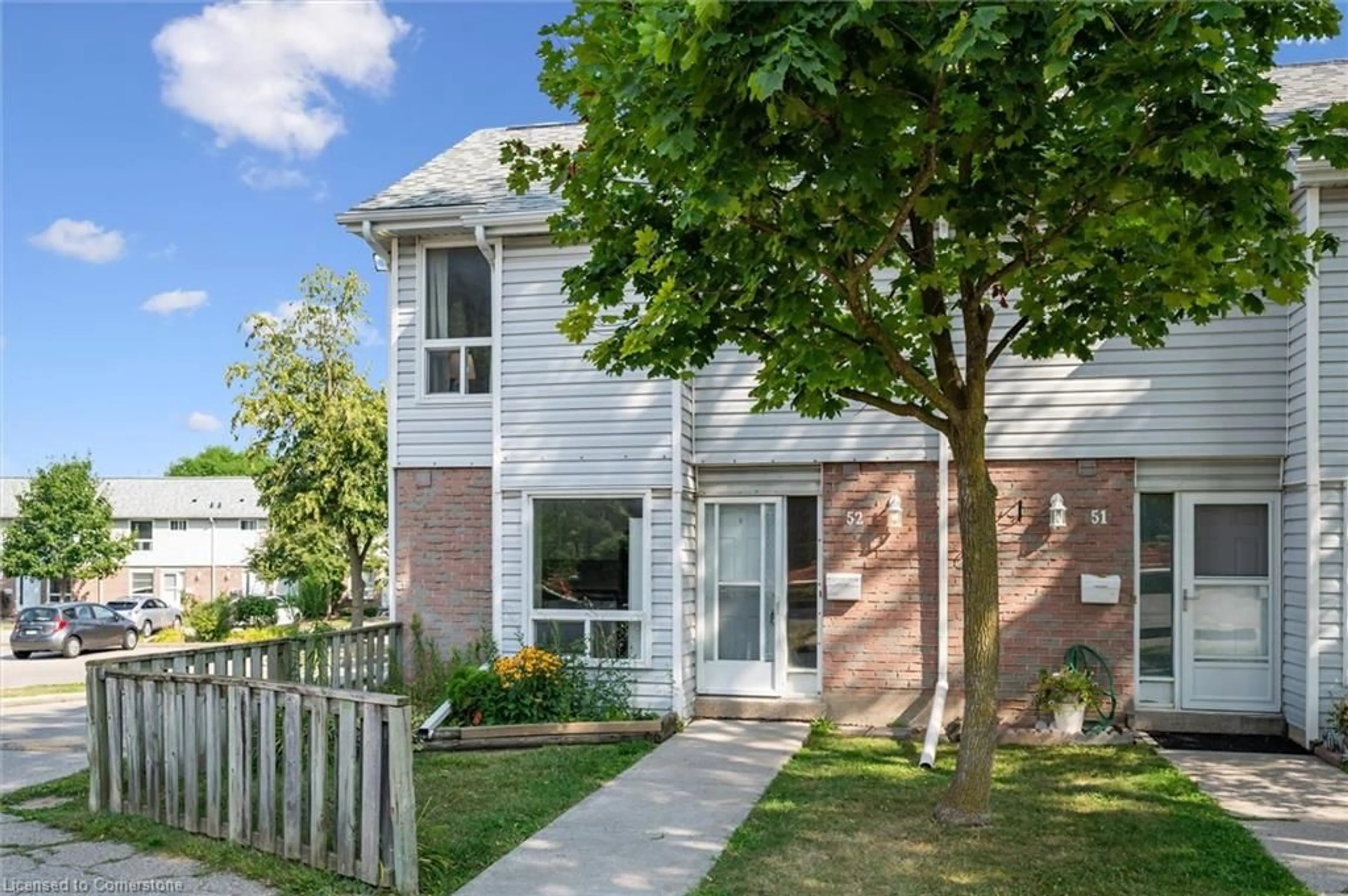 Home with brick exterior material, street for 32 Mowat Blvd #52, Kitchener Ontario N2E 1X4
