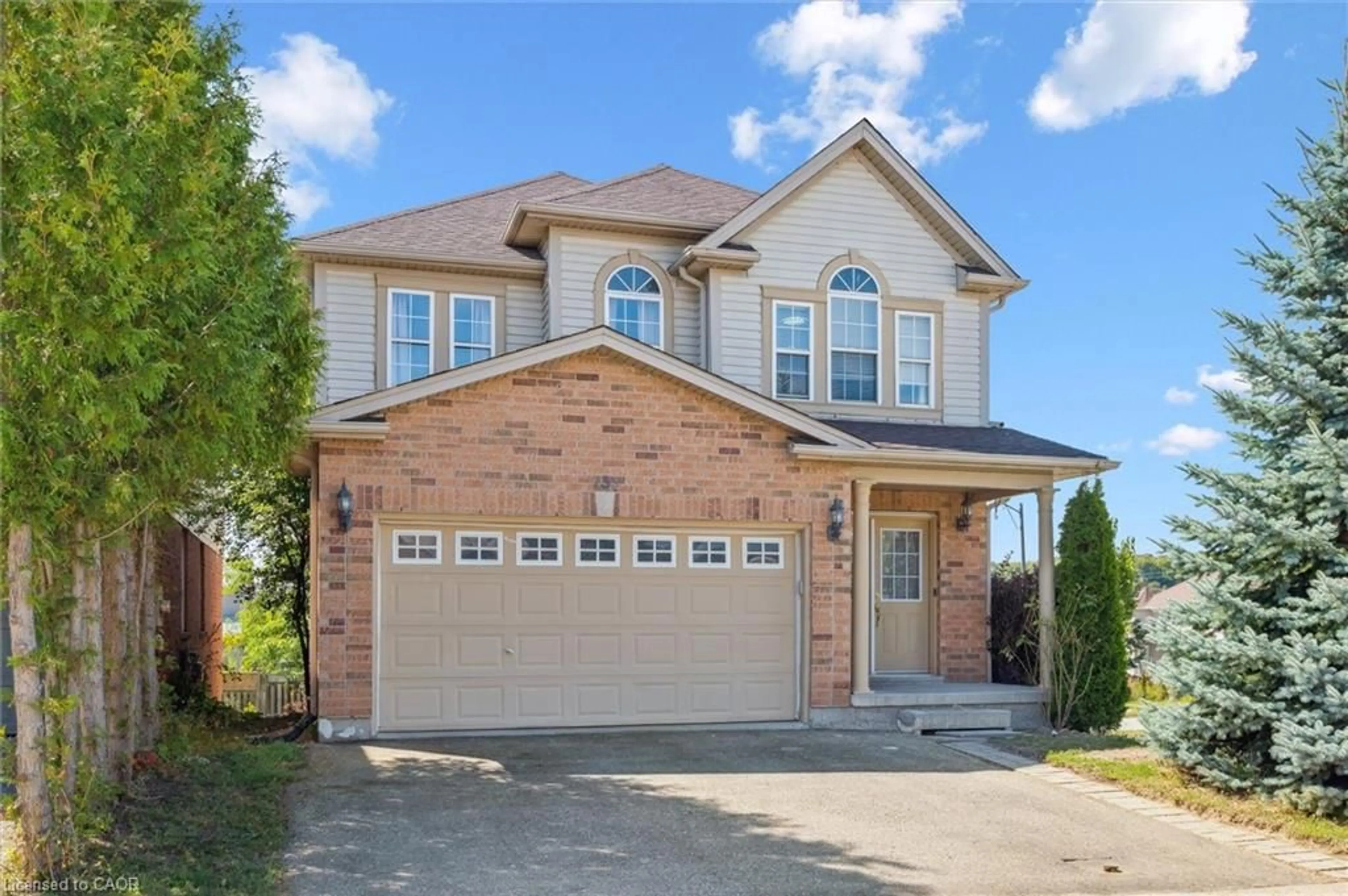 Home with brick exterior material, street for 733 Karlsfeld Rd, Waterloo Ontario N2T 2W4
