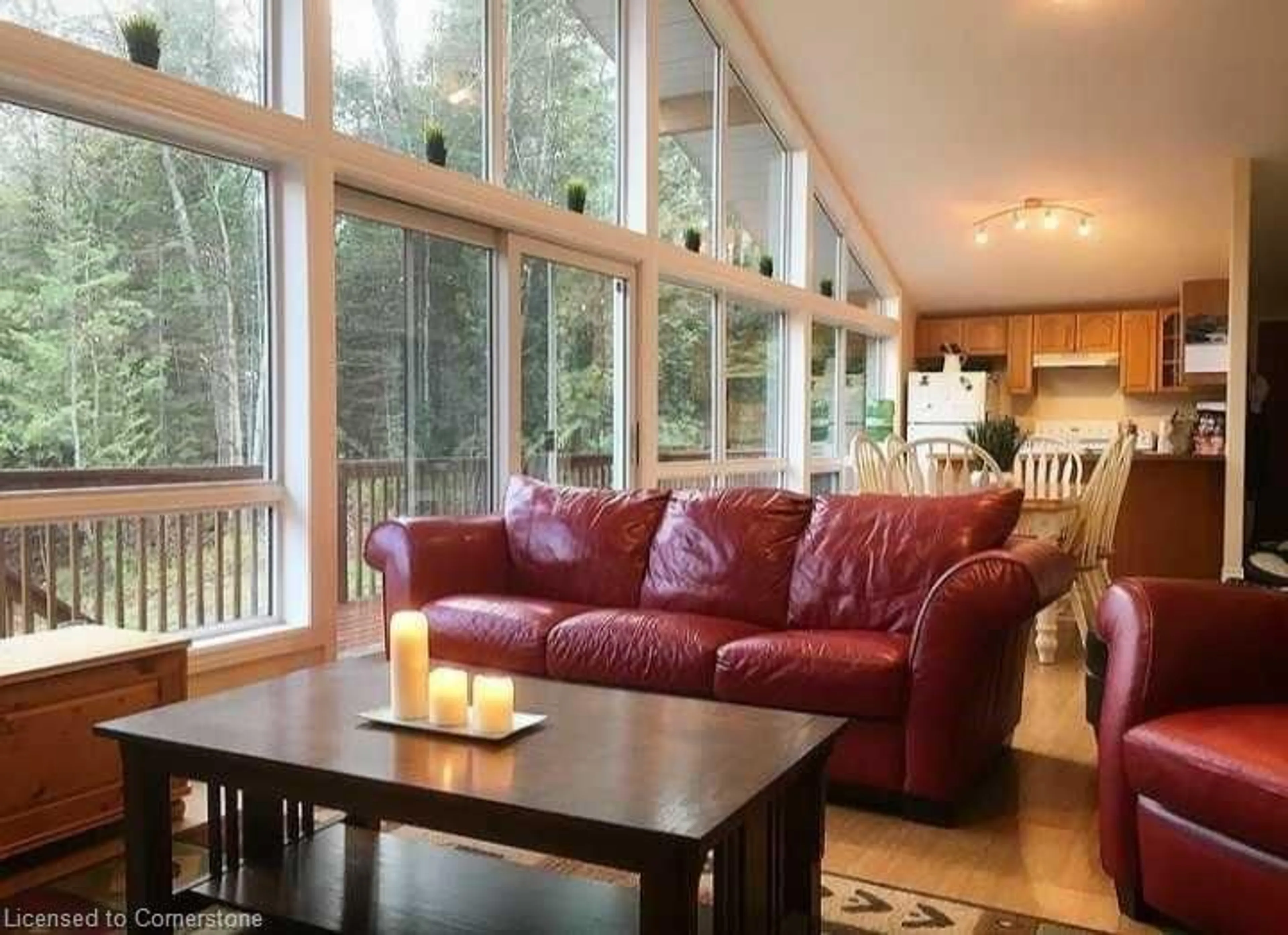Living room with furniture, wood/laminate floor for 204 Jennison Rd, Gilmour Ontario K0L 1W0
