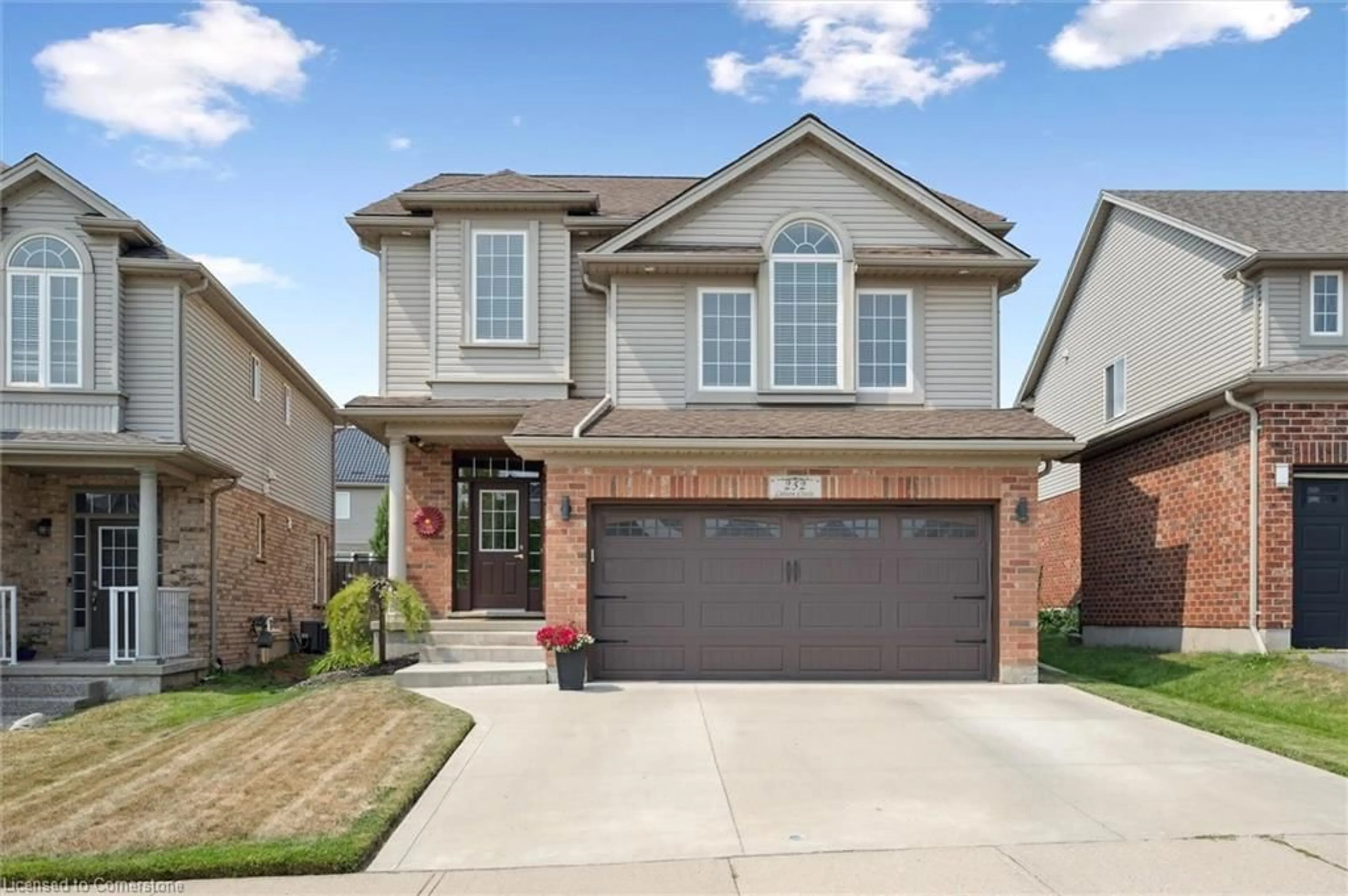 Home with brick exterior material, street for 252 Colton Cir, Kitchener Ontario N2A 4K2