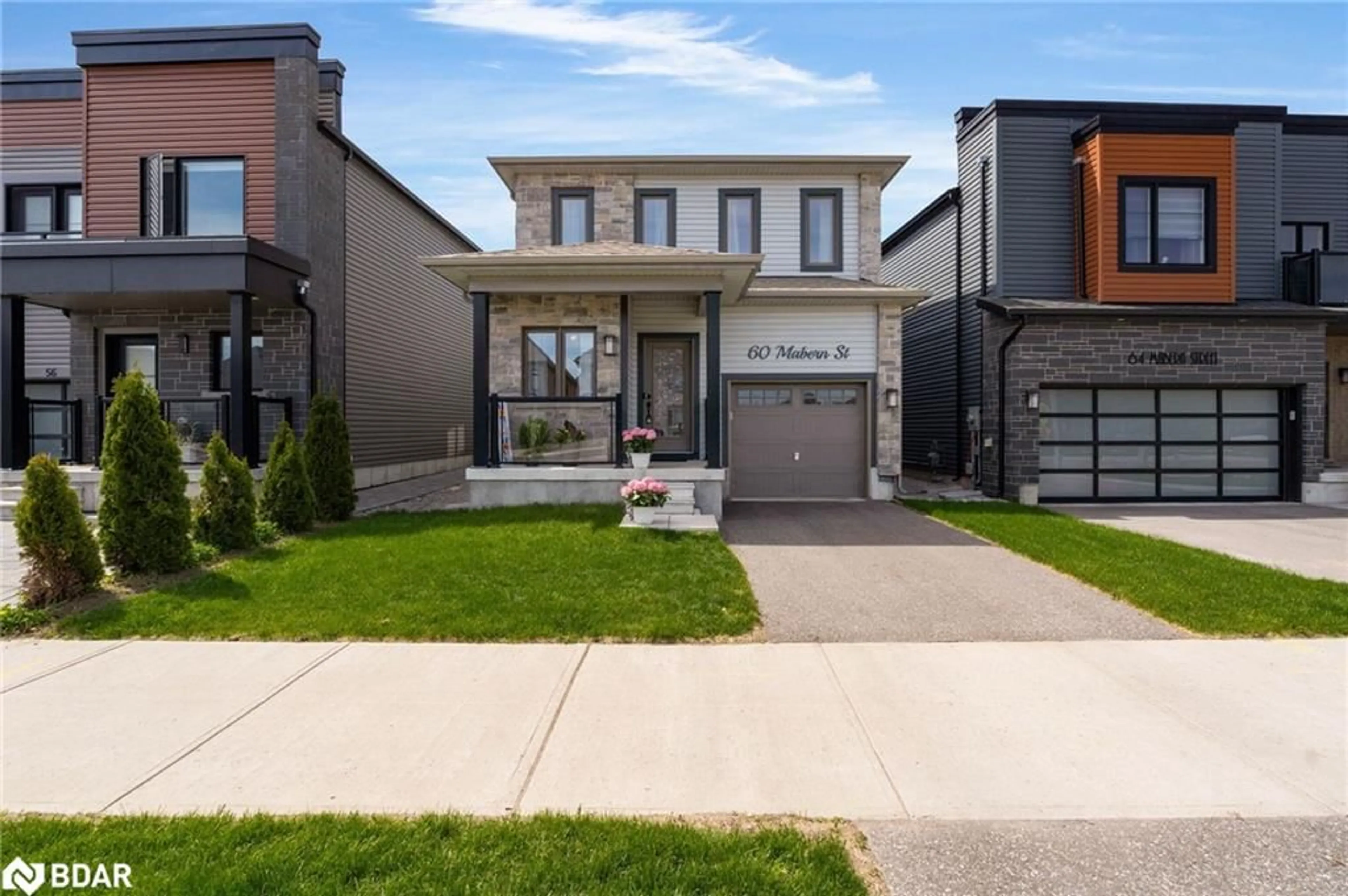 Home with brick exterior material, street for 60 Mabern St, Barrie Ontario L9J 0J2