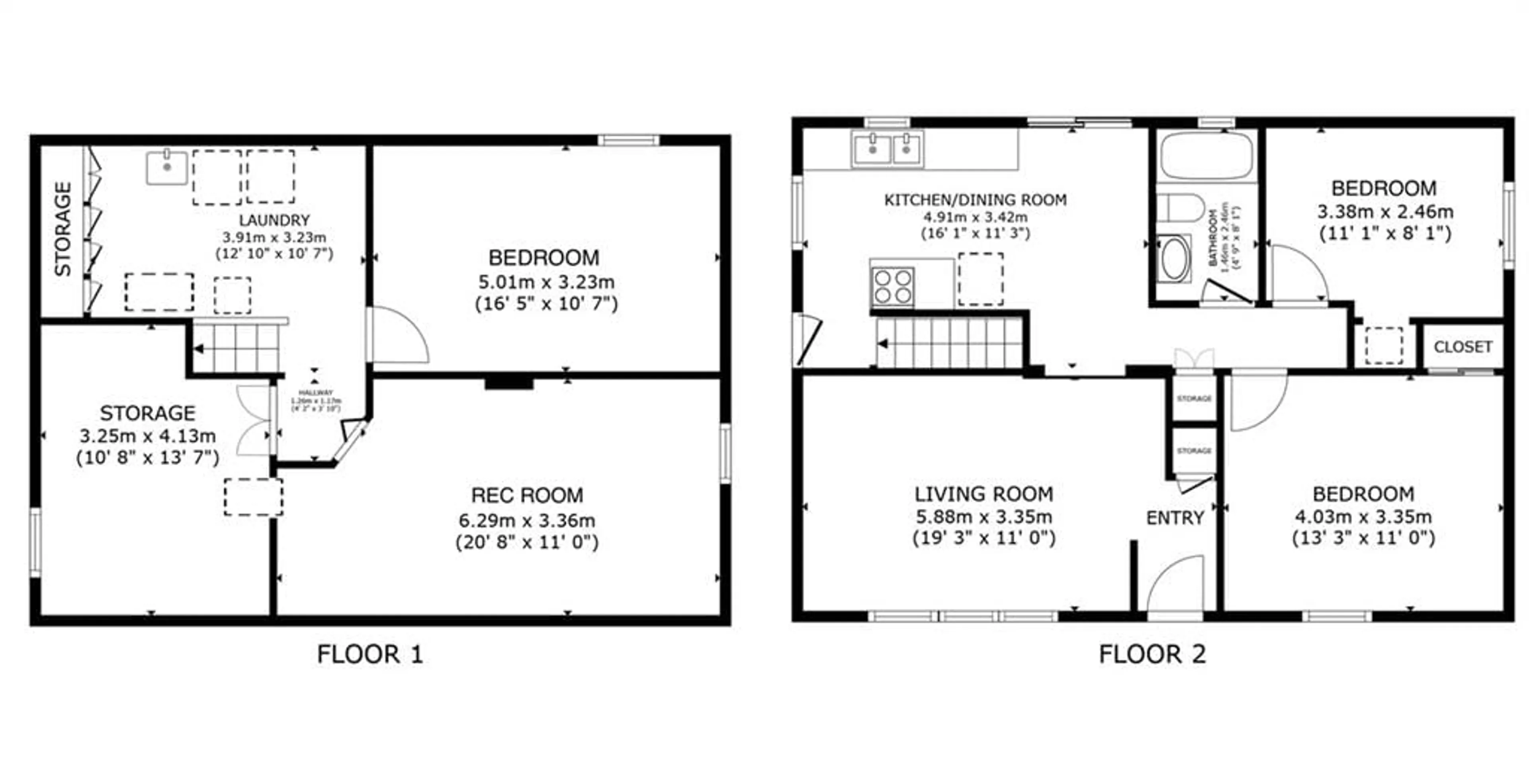 Floor plan for 103 King St, Lindsay Ontario K9V 1E1