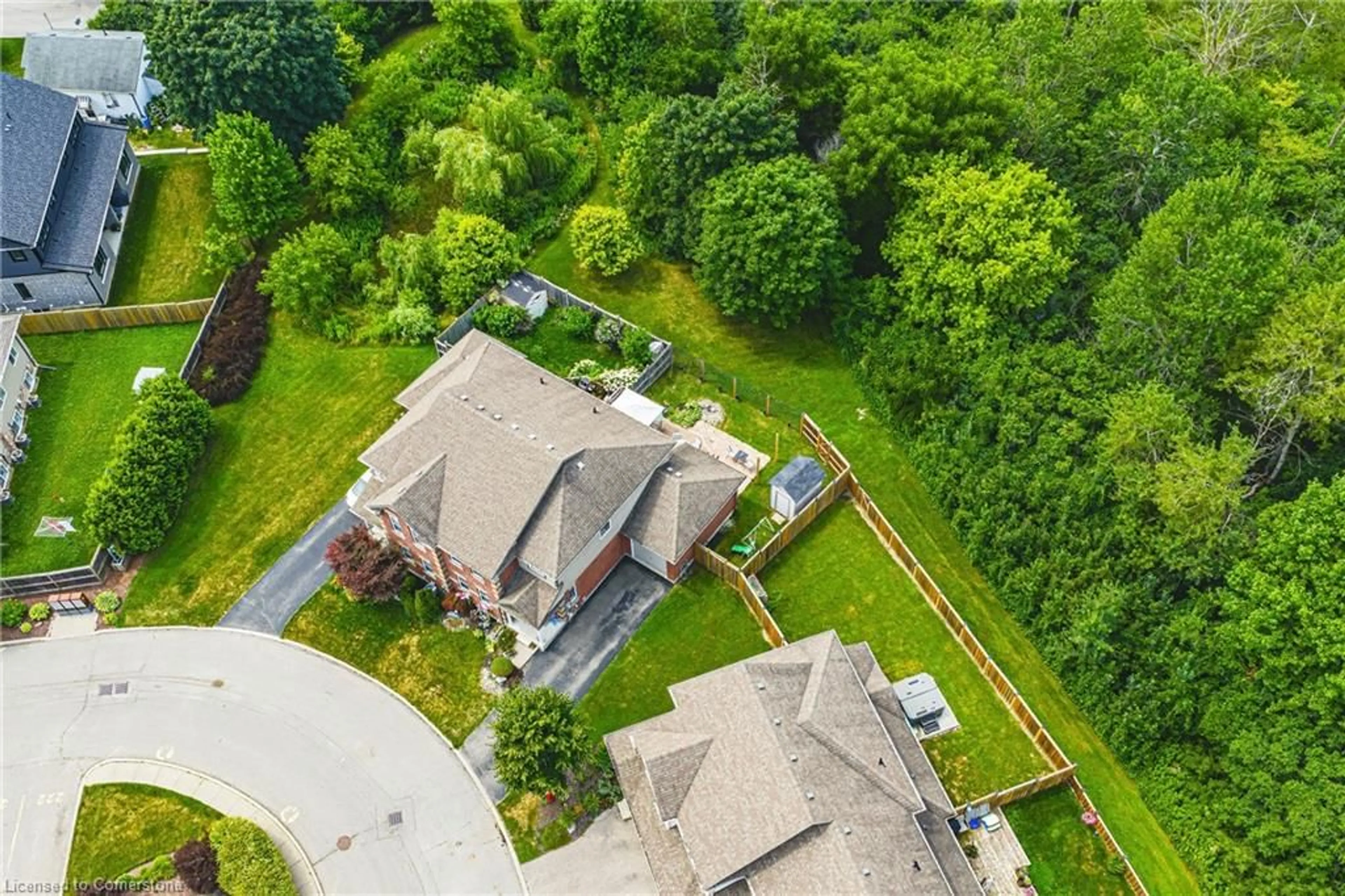 A pic from outside/outdoor area/front of a property/back of a property/a pic from drone, street for 214 Snyder's Rd #2, Baden Ontario N3A 0A6