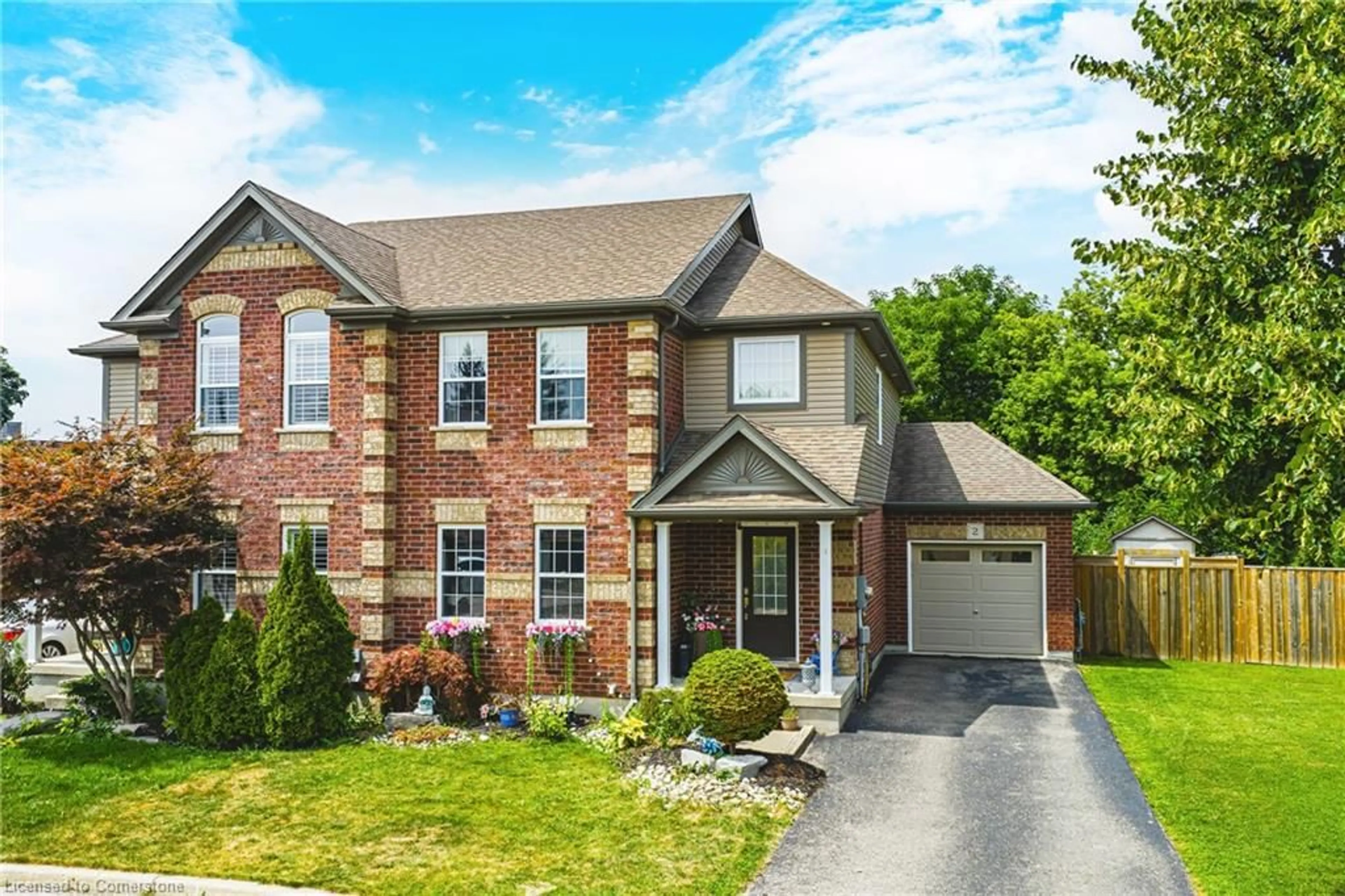 Home with brick exterior material, street for 214 Snyder's Rd #2, Baden Ontario N3A 0A6