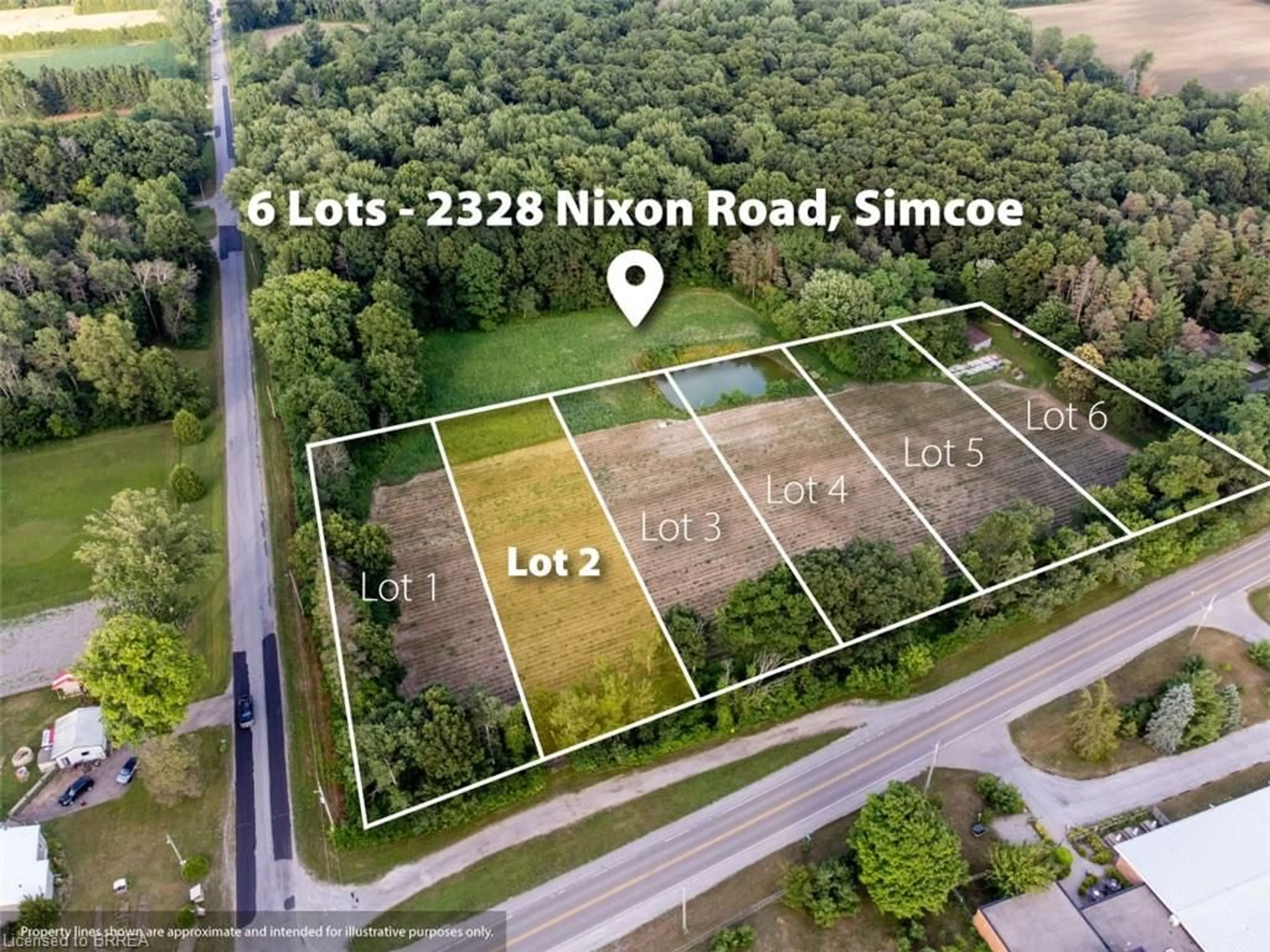 A pic from outside/outdoor area/front of a property/back of a property/a pic from drone, street for 2328 Nixon Rd #2, Simcoe Ontario N3Y 4K6